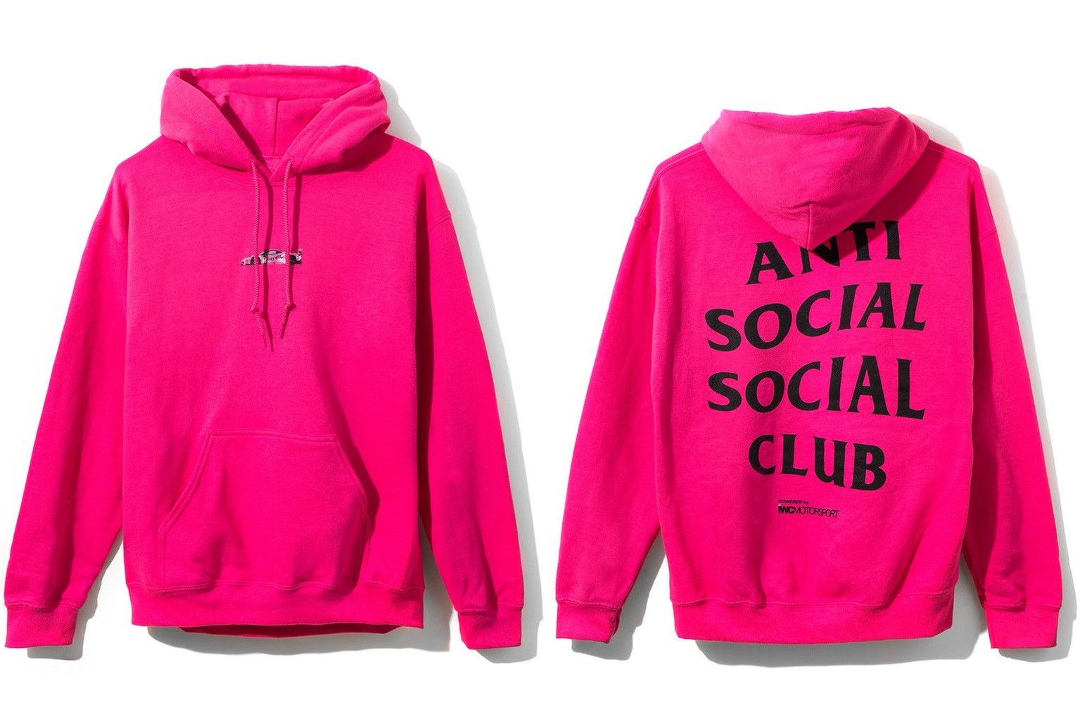 Anti Social Social Club DS ASSC Black Logo 488 Pink Hoodie Offwhite Bape Supreme Size US XXL / EU 58 / 5 - 2 Thumbnail