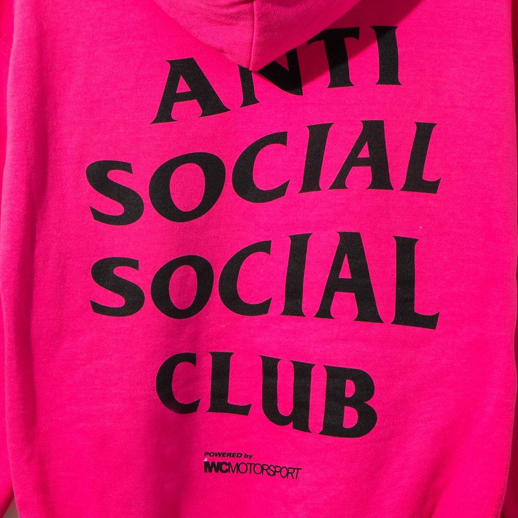 Anti Social Social Club DS ASSC Black Logo 488 Pink Hoodie Offwhite Bape Supreme Size US XXL / EU 58 / 5 - 3 Thumbnail