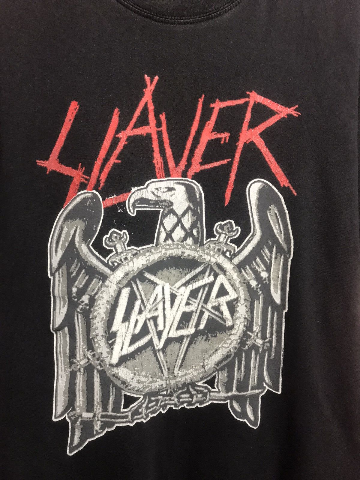 Band Tees Vintage Slayer band rock tee Size US M / EU 48-50 / 2 - 3 Thumbnail