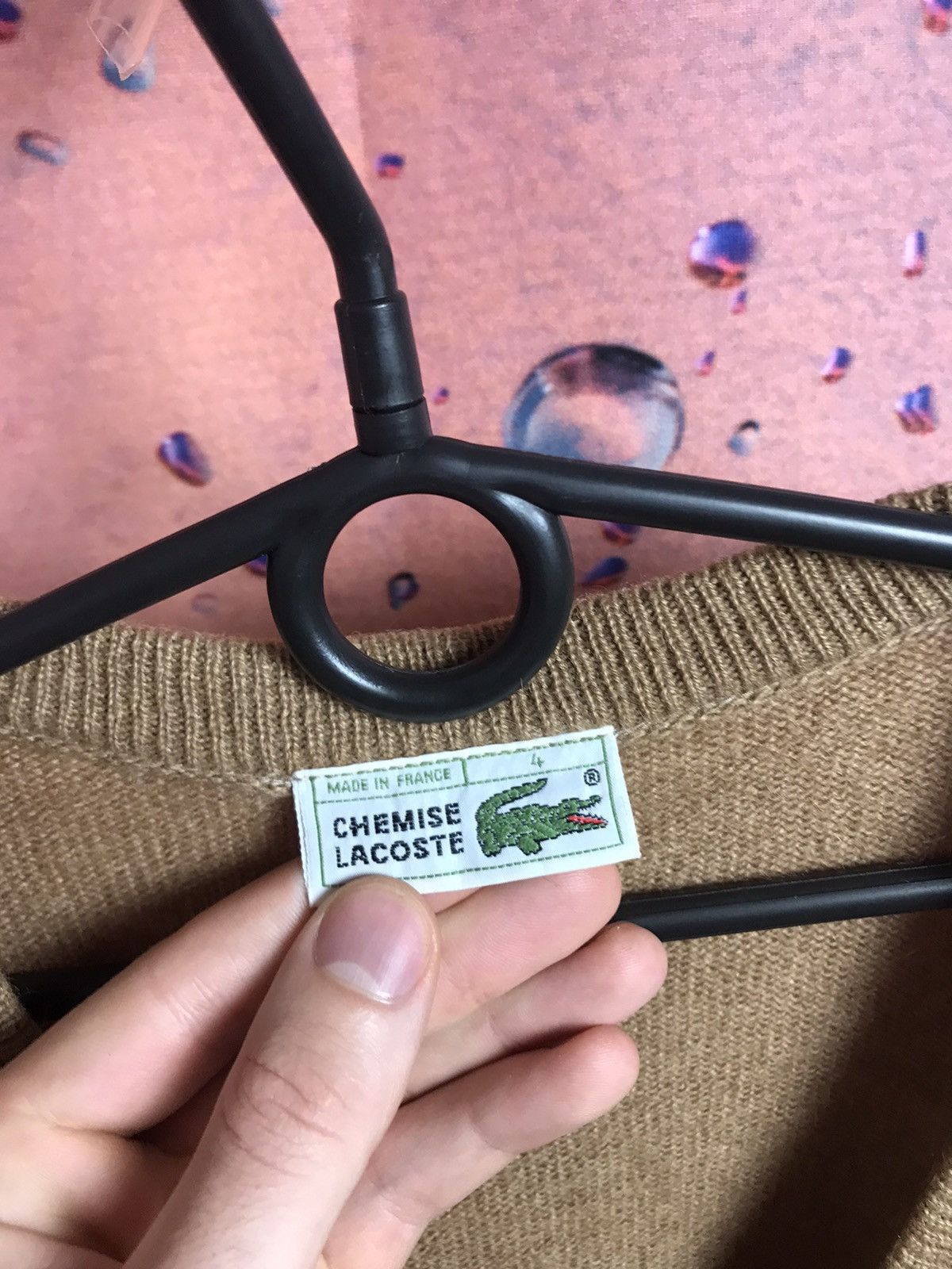 Lacoste Vintage Lacoste luxury sweater Size US XL / EU 56 / 4 - 4 Thumbnail