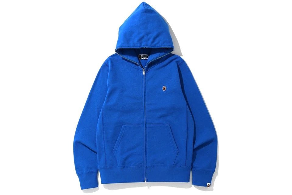 Bape BAPE One Point Full Zip Hoodie Blue Size US XXL / EU 58 / 5 - 2 Thumbnail