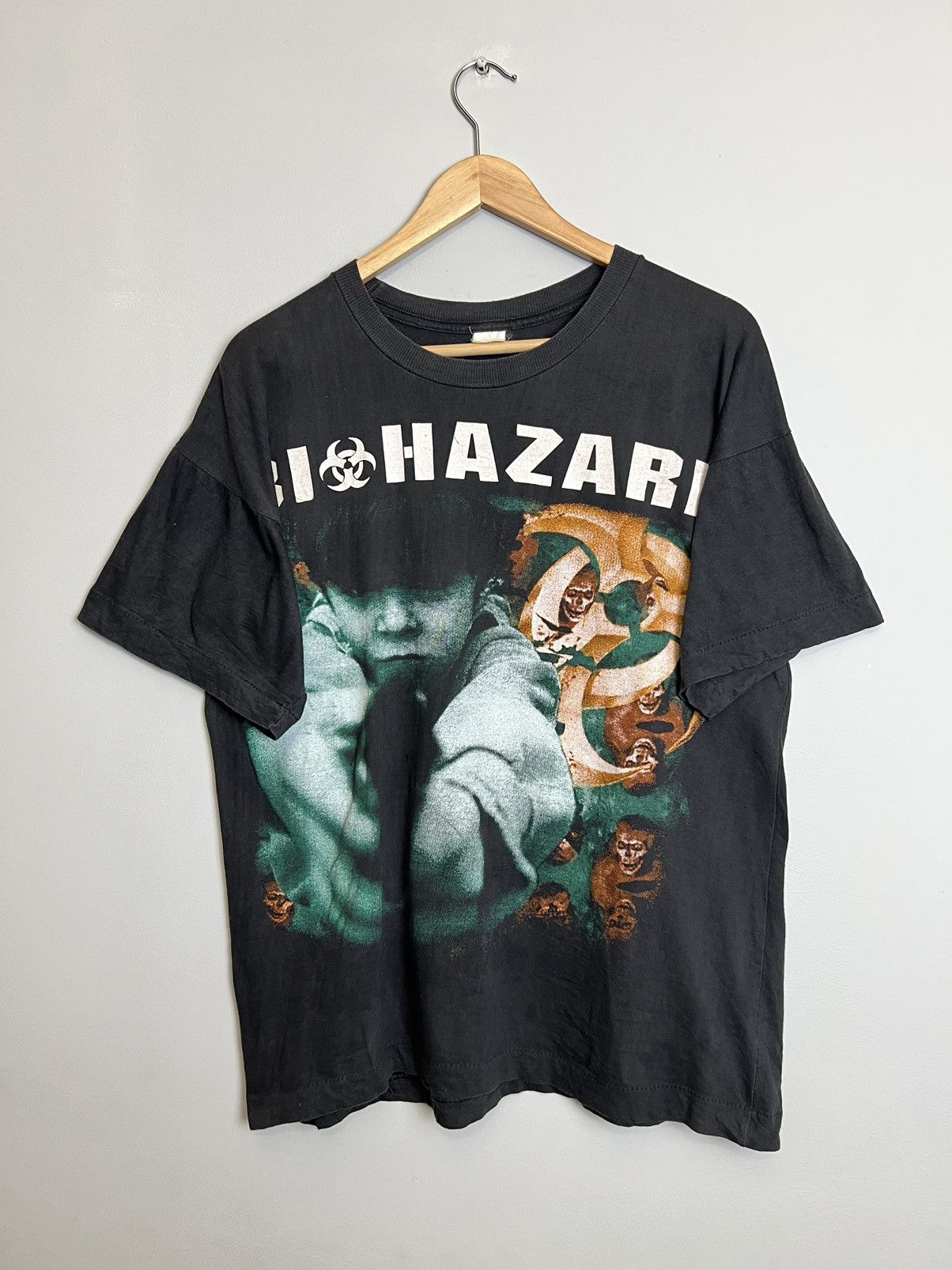 Vintage 90s BIOHAZARD State of the World Tour Vintage Hardcore Tee | Grailed