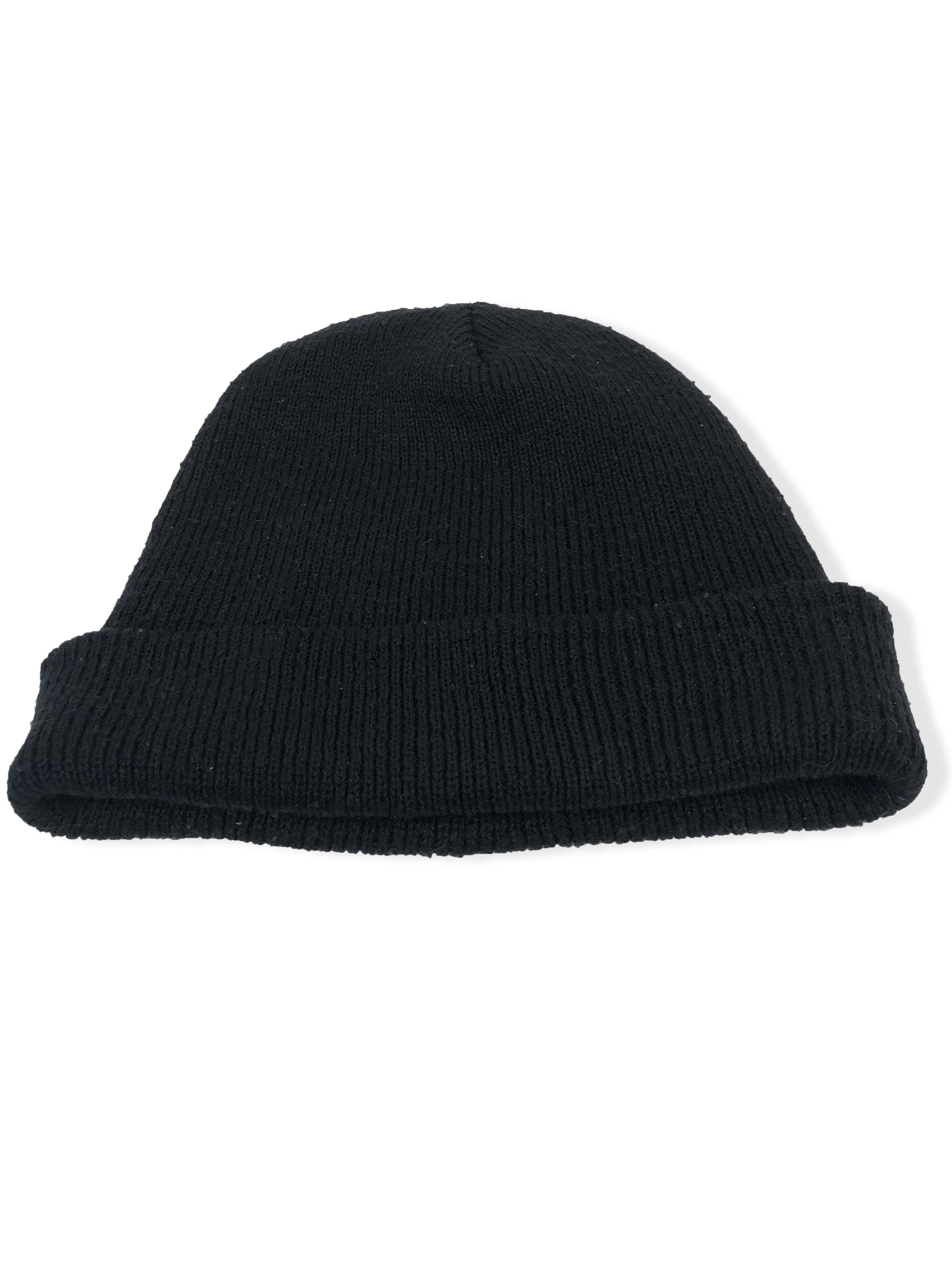 Adidas 90s Vintage ADIDAS Black Beanie M198 Size ONE SIZE - 3 Thumbnail