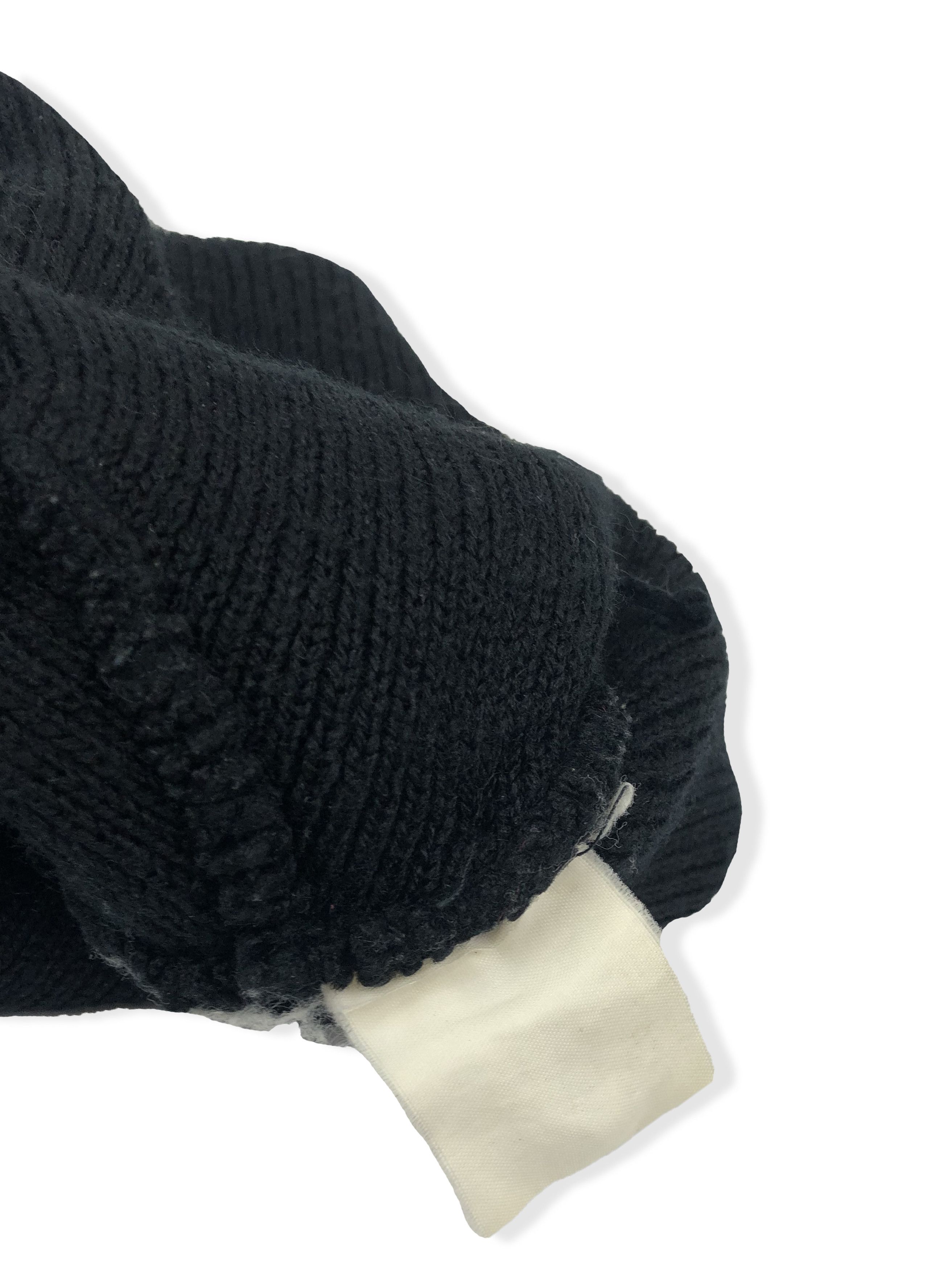 Adidas 90s Vintage ADIDAS Black Beanie M198 Size ONE SIZE - 4 Thumbnail