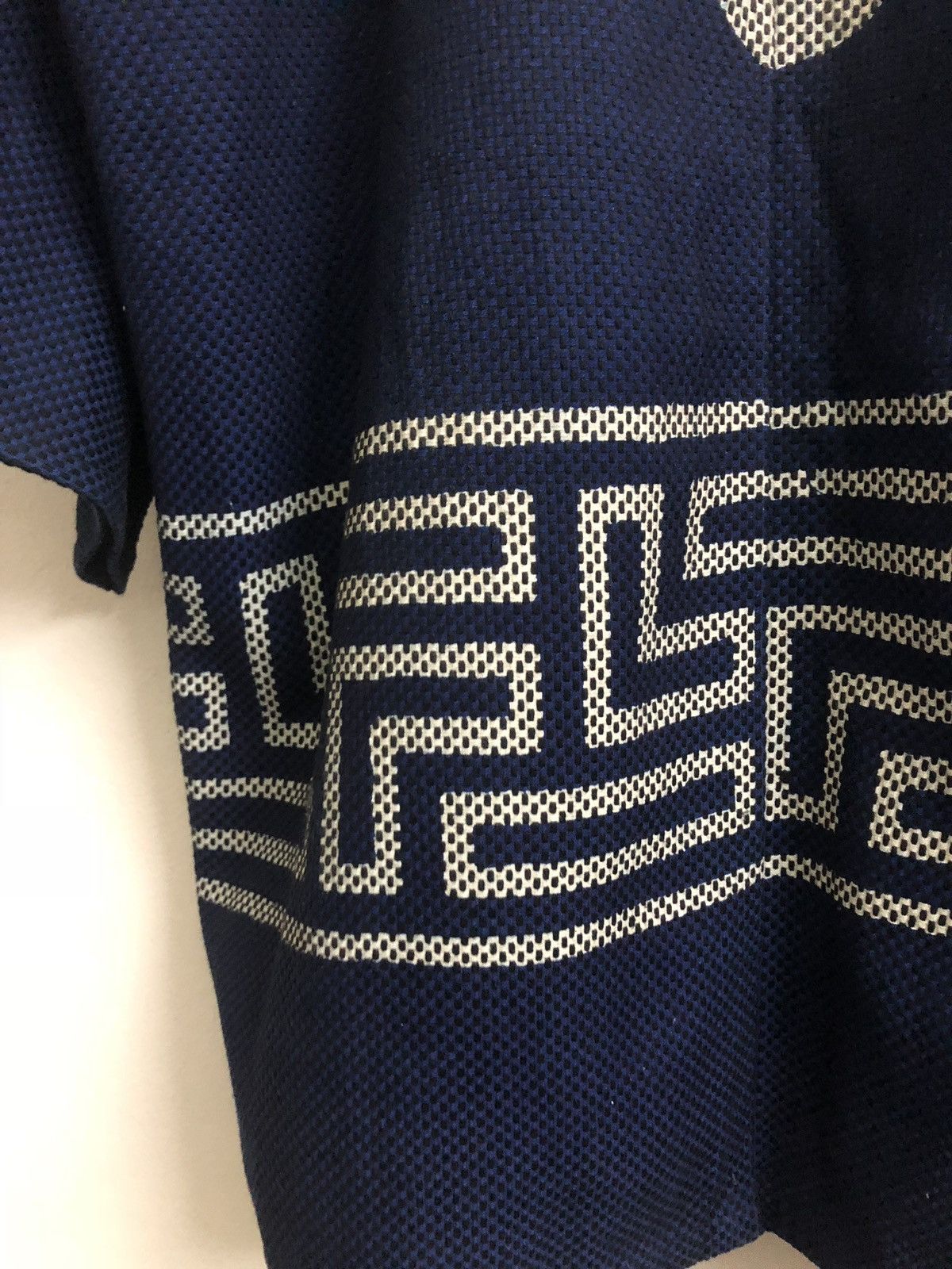 Japanese Brand Vintage Sashiko Indigo Blue Dyed Hanten Kimono Tail Jacket Size US M / EU 48-50 / 2 - 6 Thumbnail