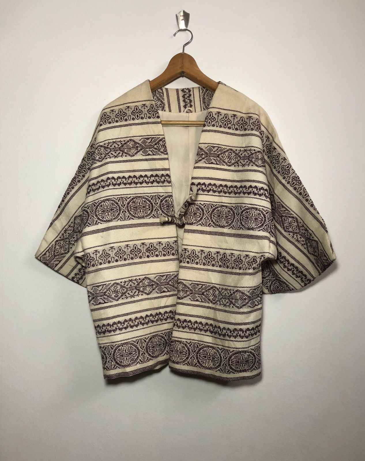 Japanese Brand Stripe Hanten Kimono Japan Japanese Traditional Wear Jacket Size US M / EU 48-50 / 2 - 1 Thumbnail