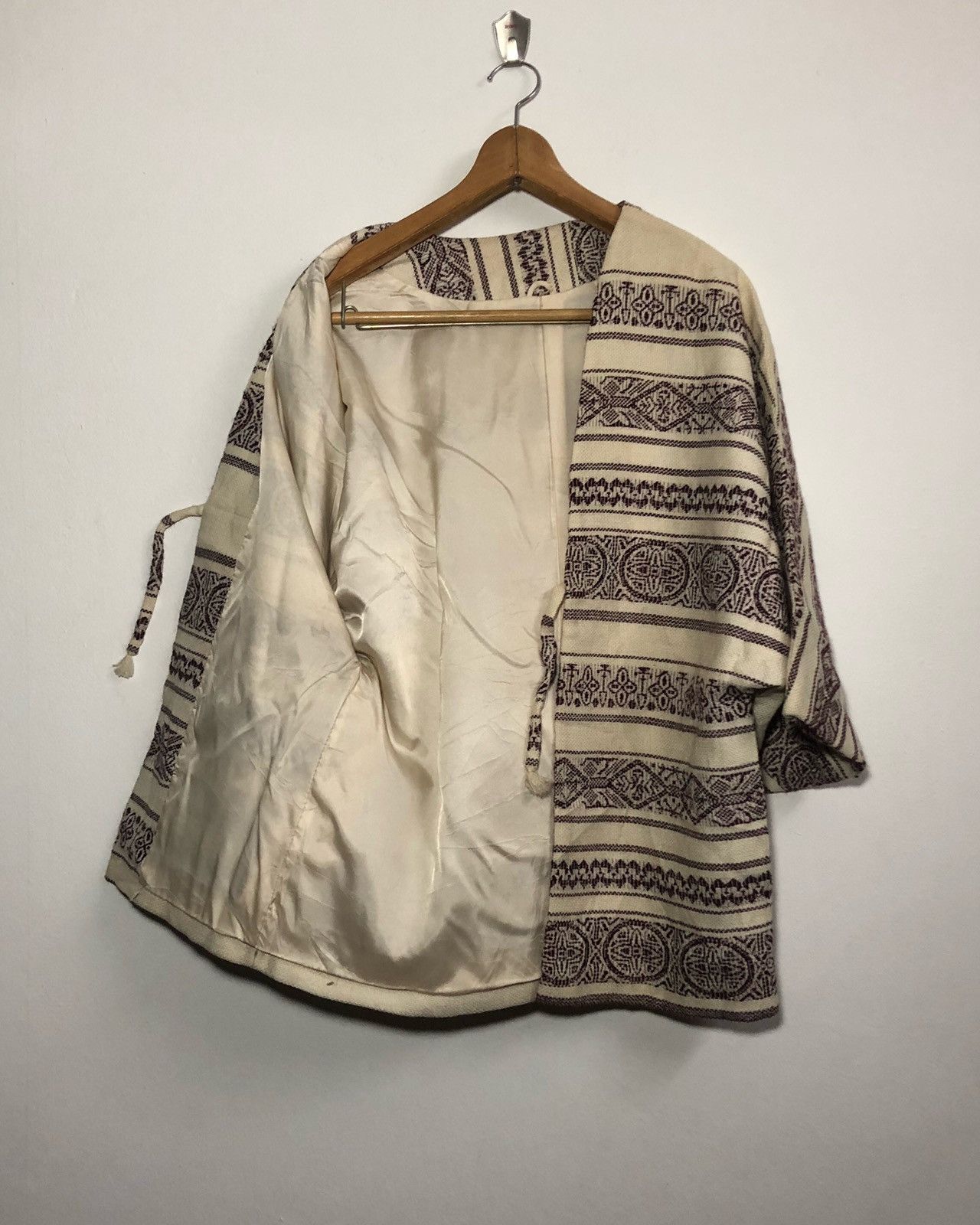 Japanese Brand Stripe Hanten Kimono Japan Japanese Traditional Wear Jacket Size US M / EU 48-50 / 2 - 2 Thumbnail