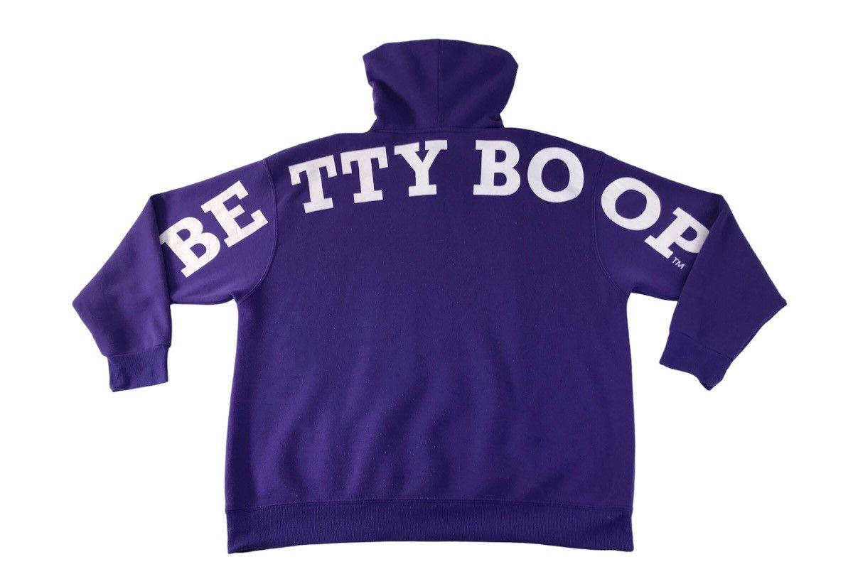 Anime Vintage Sweatshirt Hoodie Bettyboop Back Side Large Print Size US XXL / EU 58 / 5 - 2 Thumbnail