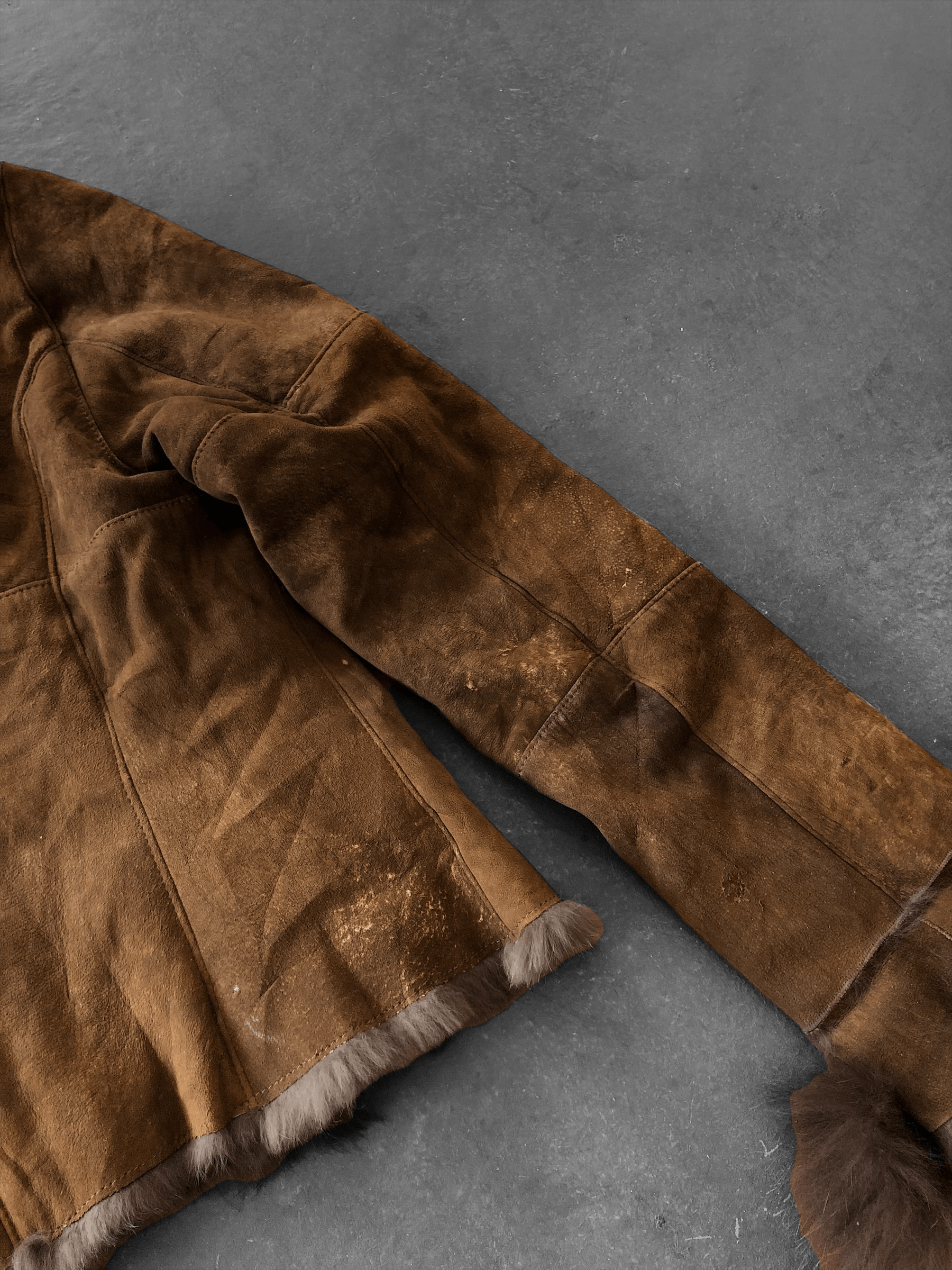 Vintage RARE🔥VINTAGE SHEEP SKIN RABBIT FUR JACKET Size S / US 4 / IT 40 - 9 Thumbnail