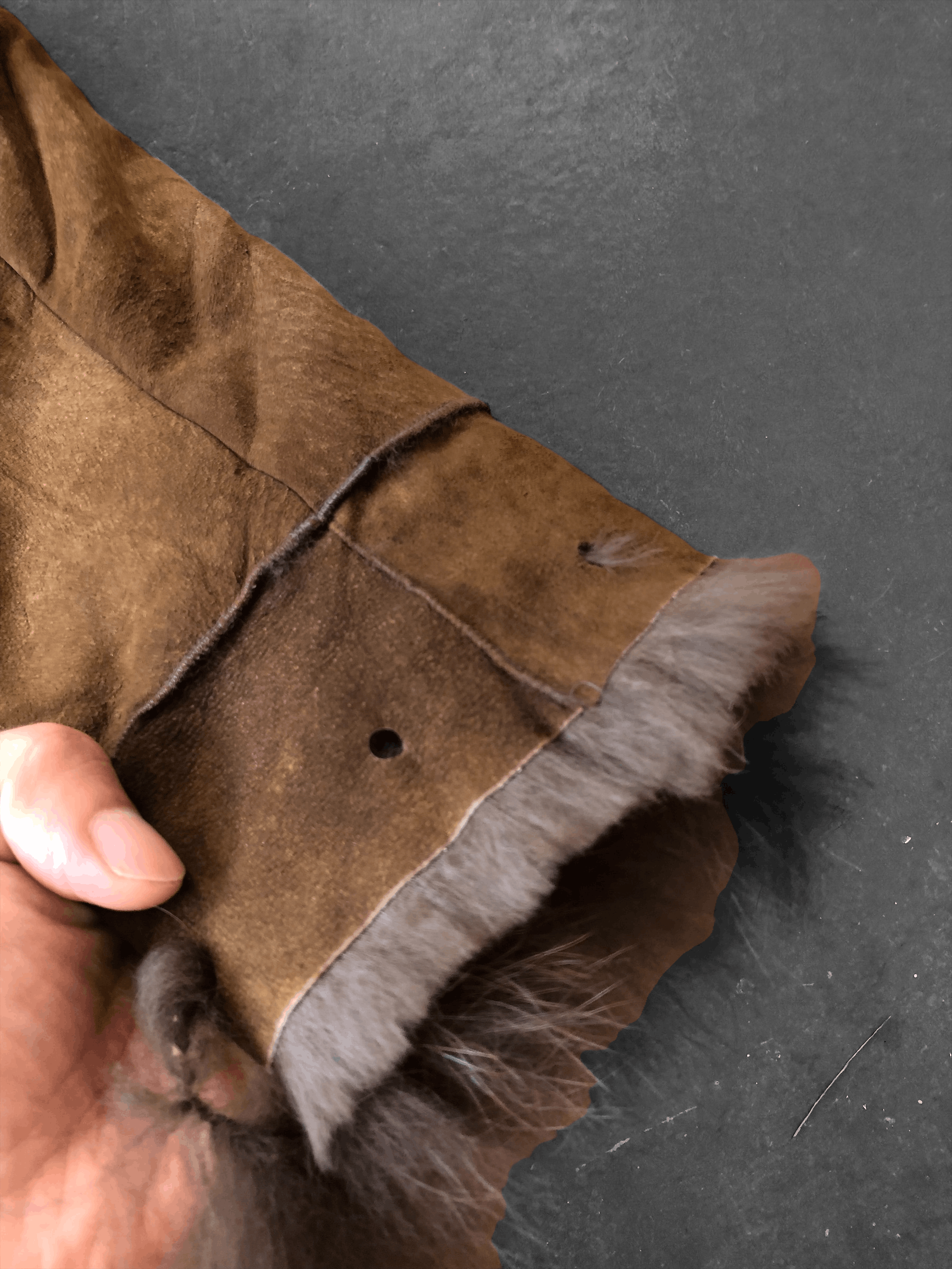Vintage RARE🔥VINTAGE SHEEP SKIN RABBIT FUR JACKET Size S / US 4 / IT 40 - 12 Thumbnail