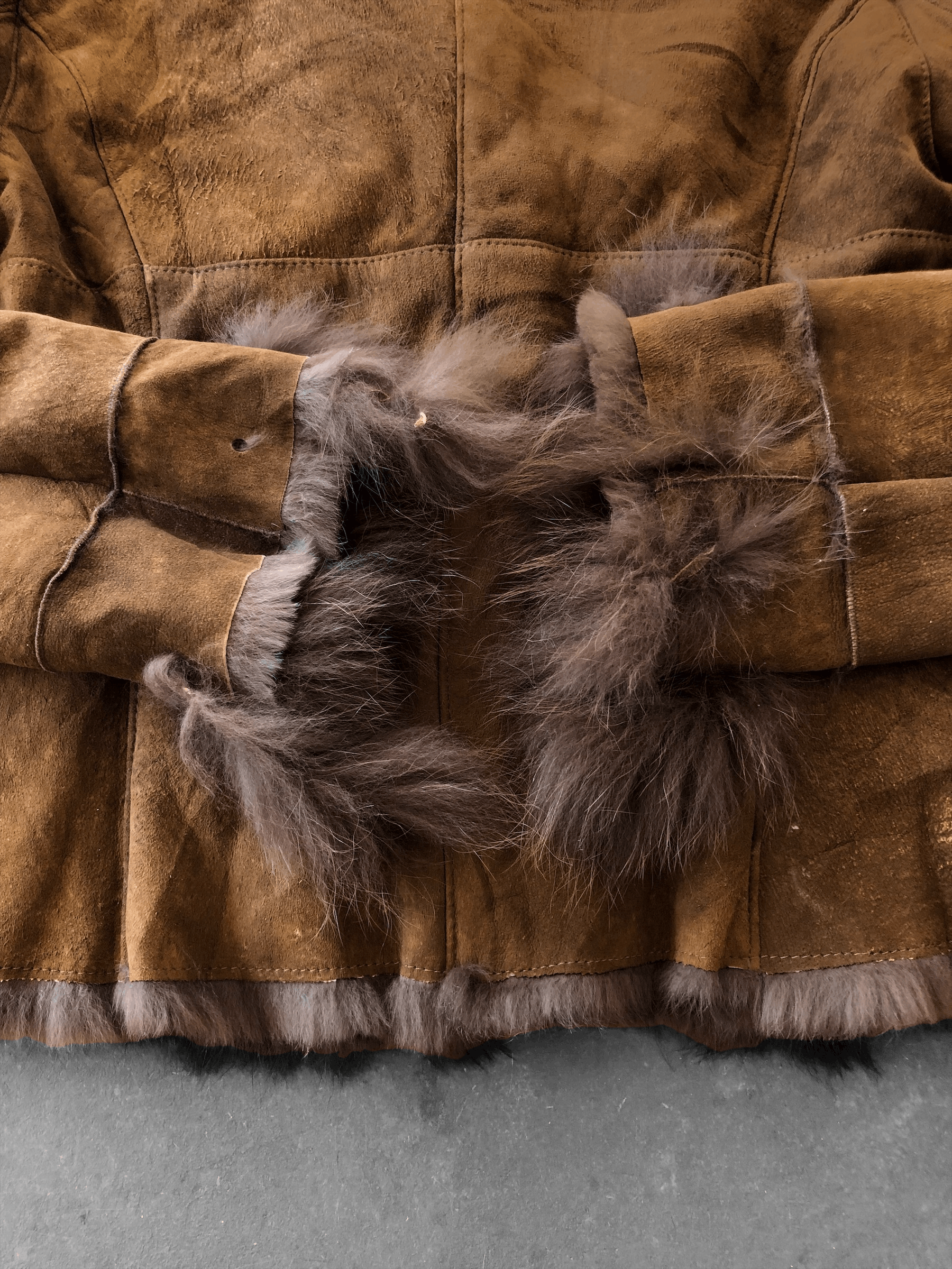 Vintage RARE🔥VINTAGE SHEEP SKIN RABBIT FUR JACKET Size S / US 4 / IT 40 - 11 Thumbnail
