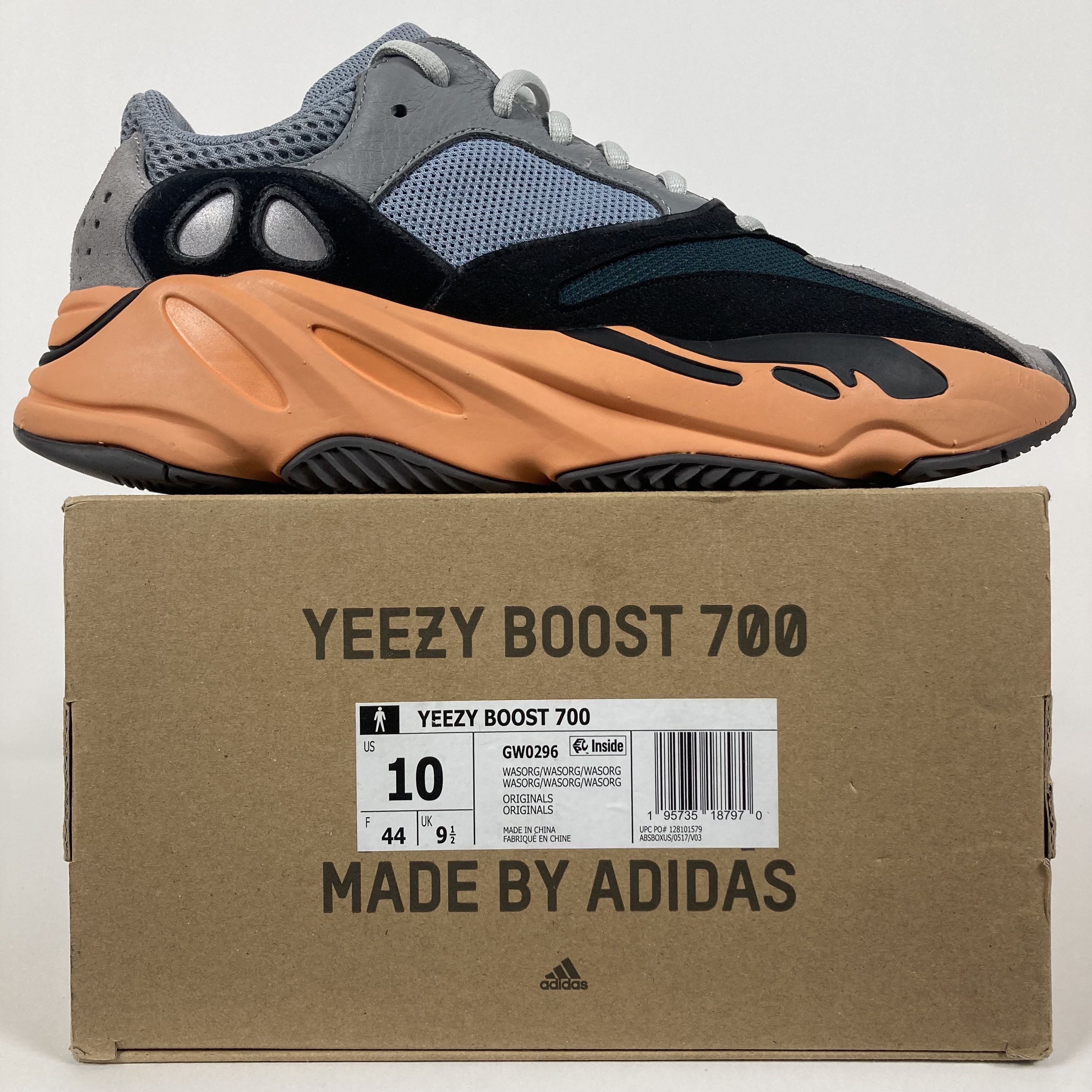 yeezy 700 wash orange stockx