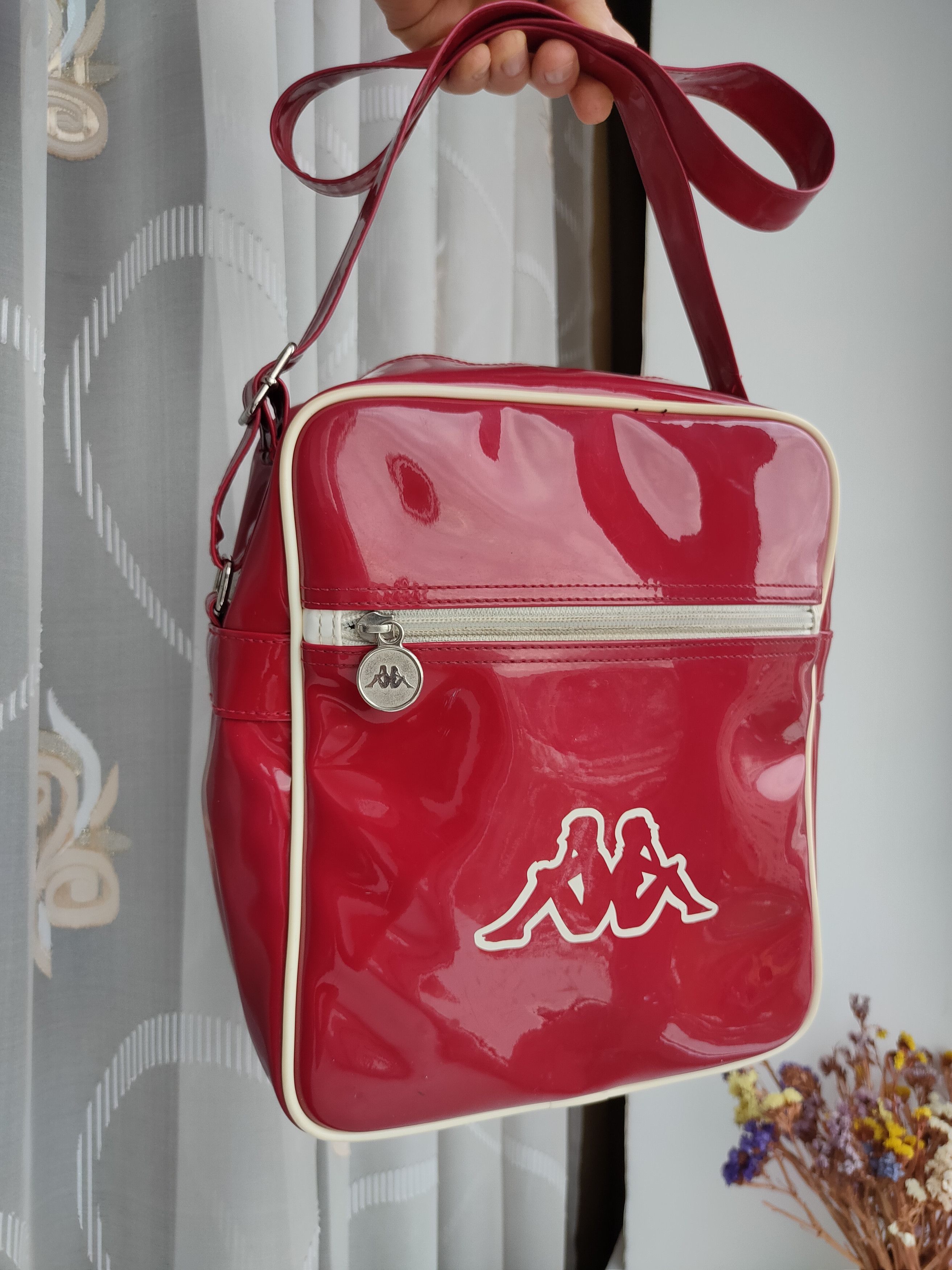 Kappa 90s Vintage bag Kappa messenger bag shoulder bag big logo Size ONE SIZE - 2 Thumbnail