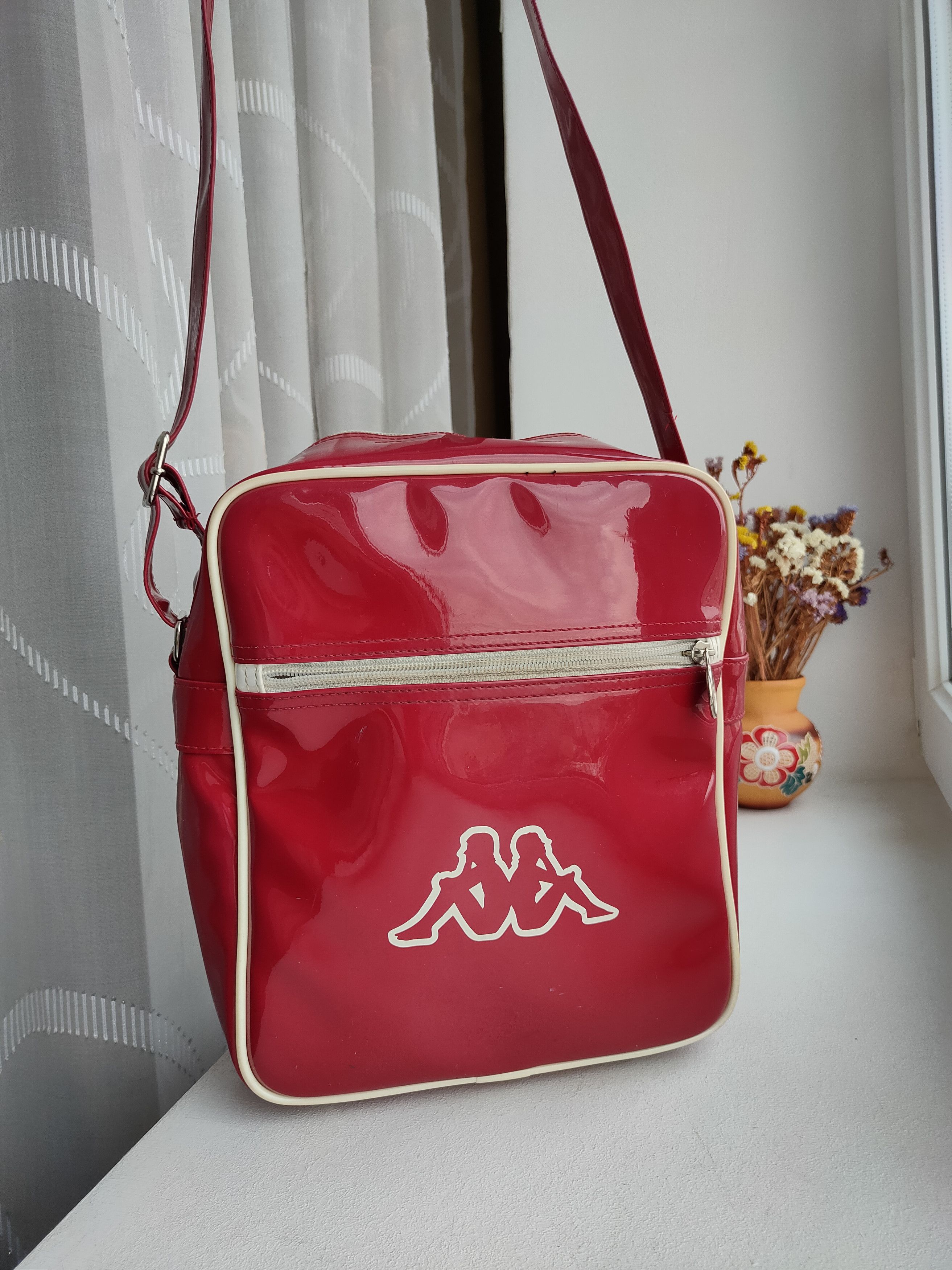 Kappa 90s Vintage bag Kappa messenger bag shoulder bag big logo Size ONE SIZE - 8 Thumbnail
