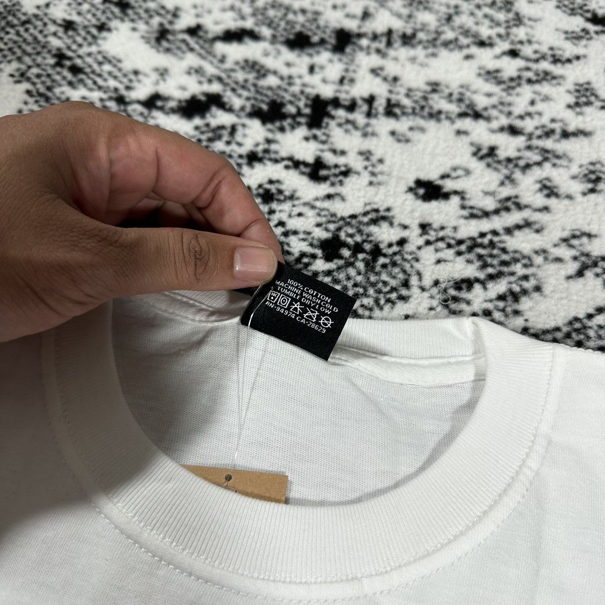 Our Legacy × Stussy SURFMAN 2 OUR LEGACY WHITE TEE - MEDIUM Size US M / EU 48-50 / 2 - 6 Thumbnail