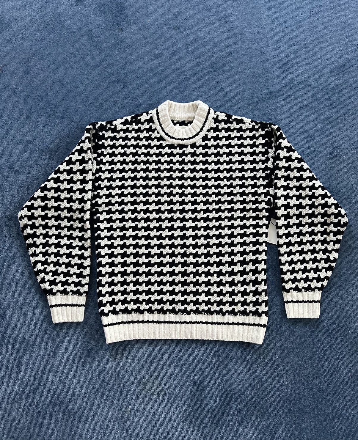 Aime Leon Dore Knit Houndstooth Crewneck Sweater Size US L / EU 52-54 / 3 - 5 Thumbnail