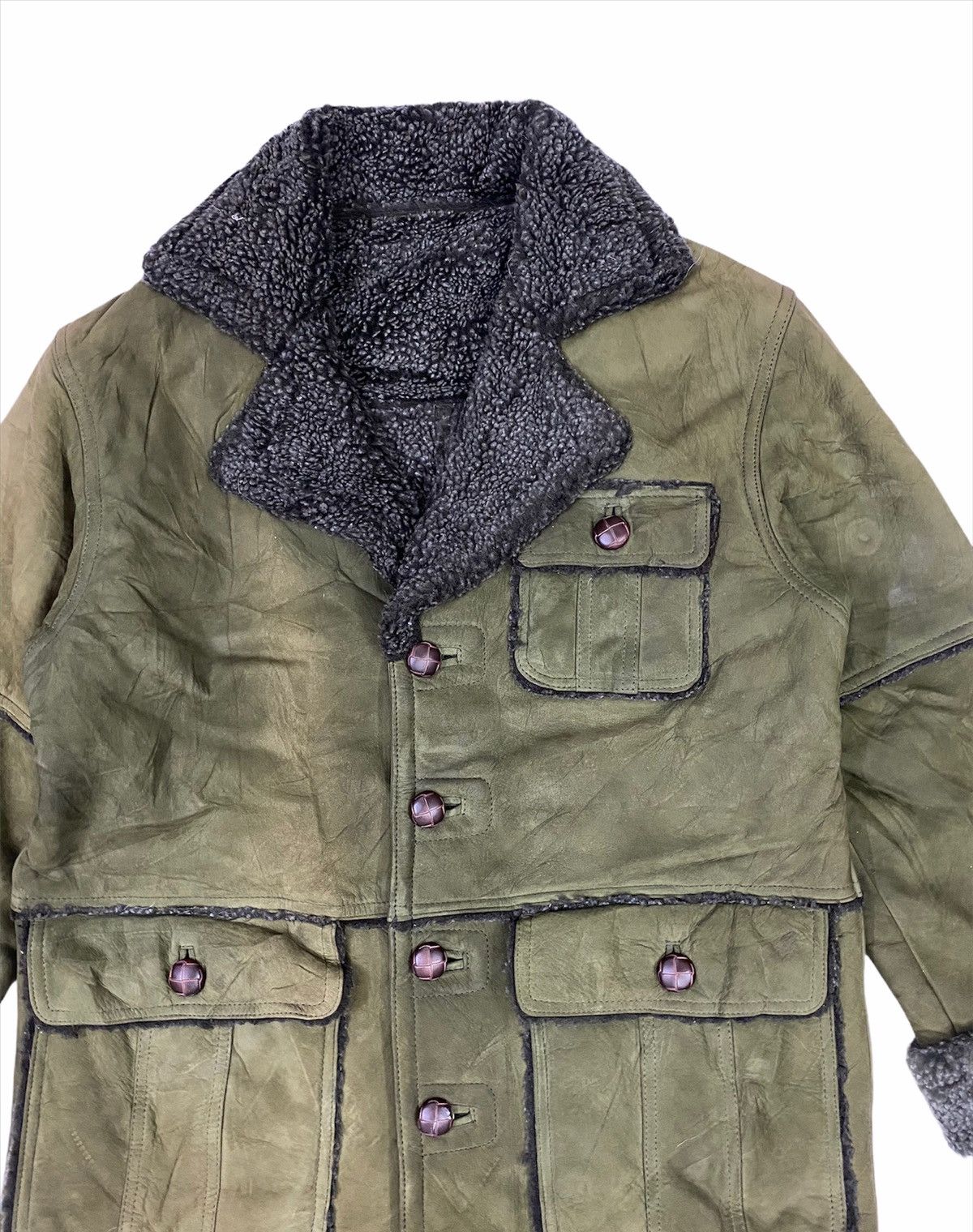 Vintage Vintage Merton Oxford Sherpa Lined Leather Jacket Size US M / EU 48-50 / 2 - 5 Thumbnail