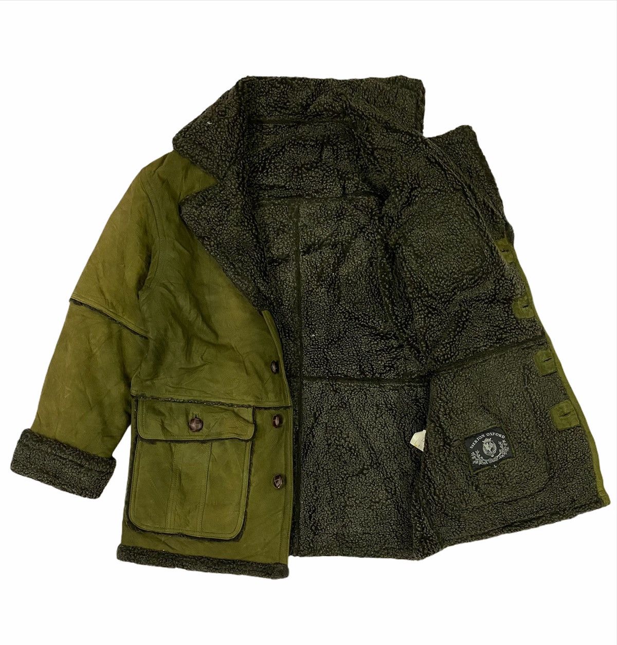 Vintage Vintage Merton Oxford Sherpa Lined Leather Jacket Size US M / EU 48-50 / 2 - 2 Thumbnail