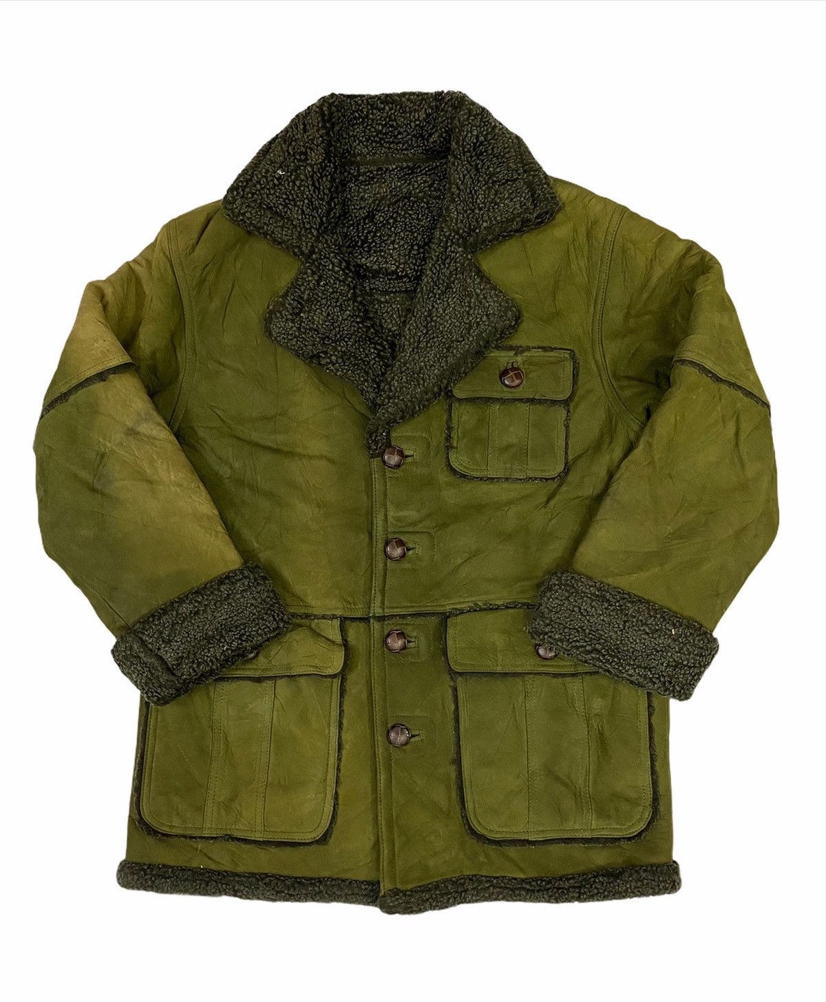 Vintage Vintage Merton Oxford Sherpa Lined Leather Jacket Size US M / EU 48-50 / 2 - 1 Thumbnail