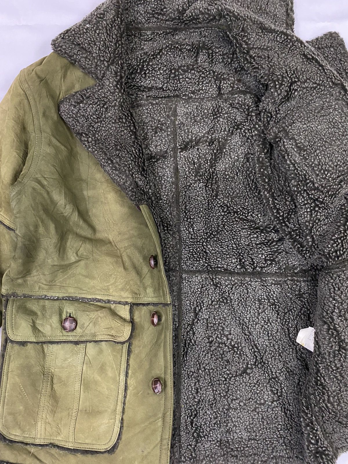 Vintage Vintage Merton Oxford Sherpa Lined Leather Jacket Size US M / EU 48-50 / 2 - 7 Thumbnail