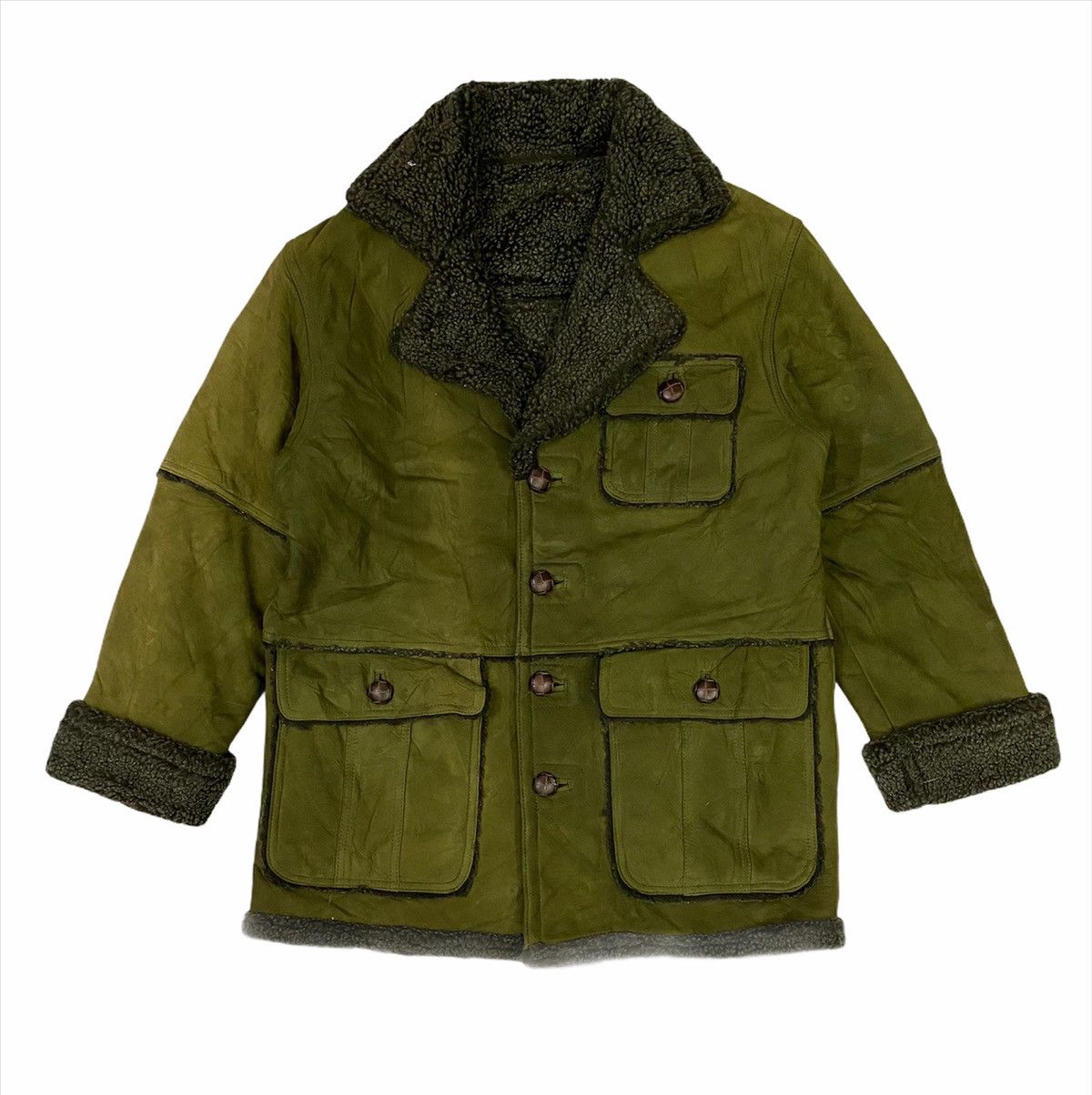 Vintage Vintage Merton Oxford Sherpa Lined Leather Jacket Size US M / EU 48-50 / 2 - 3 Thumbnail