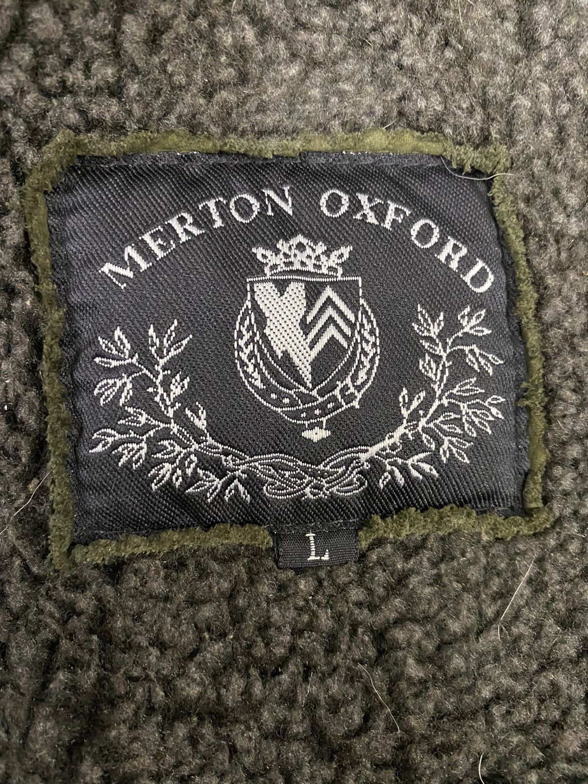 Vintage Vintage Merton Oxford Sherpa Lined Leather Jacket Size US M / EU 48-50 / 2 - 8 Thumbnail