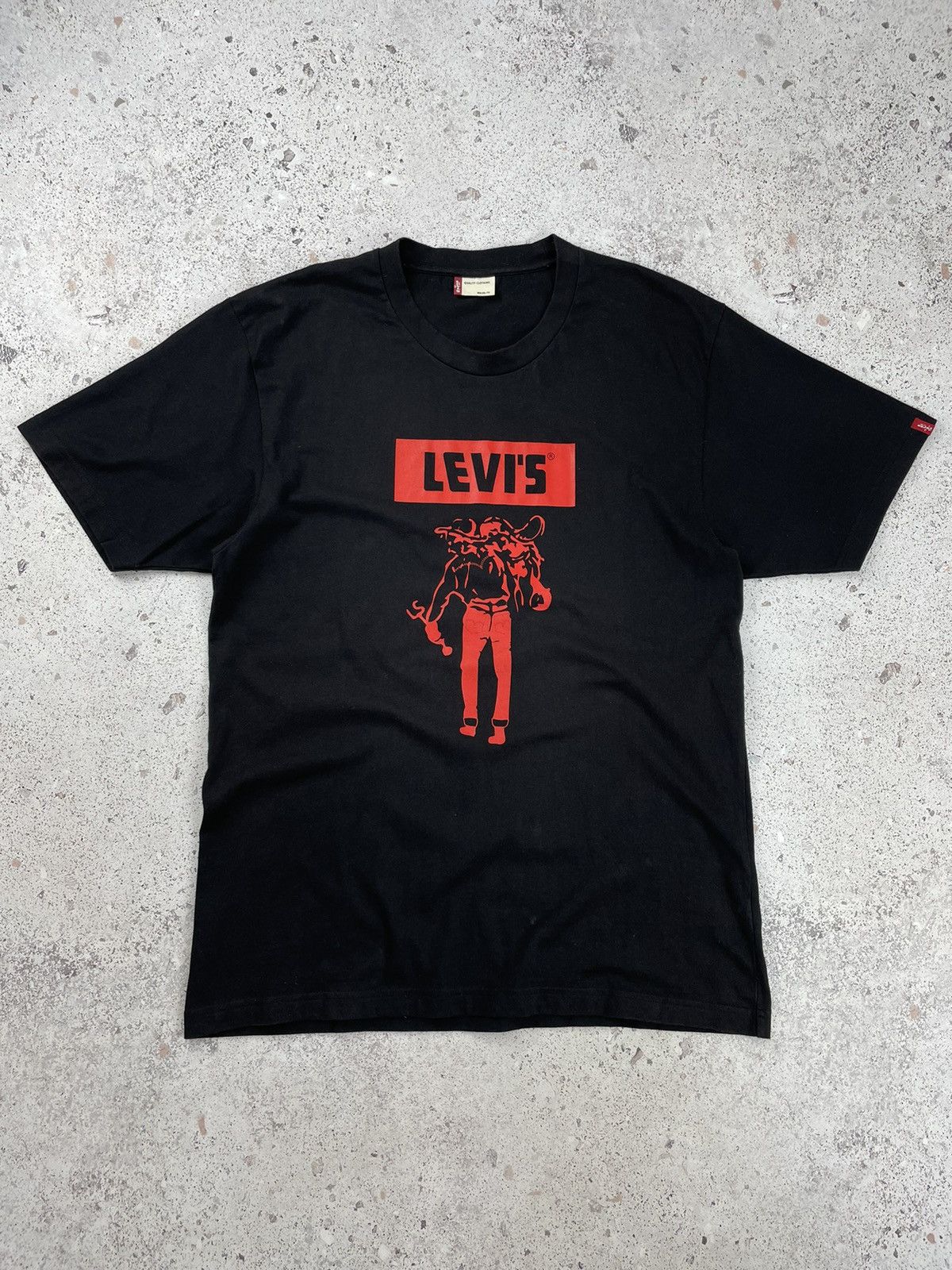 Levi's × Levi's Vintage Clothing × Vintage Vintage Levi’s Cowboy Rodeo Tee T-Shirt Size US XXL / EU 58 / 5 - 1 Thumbnail