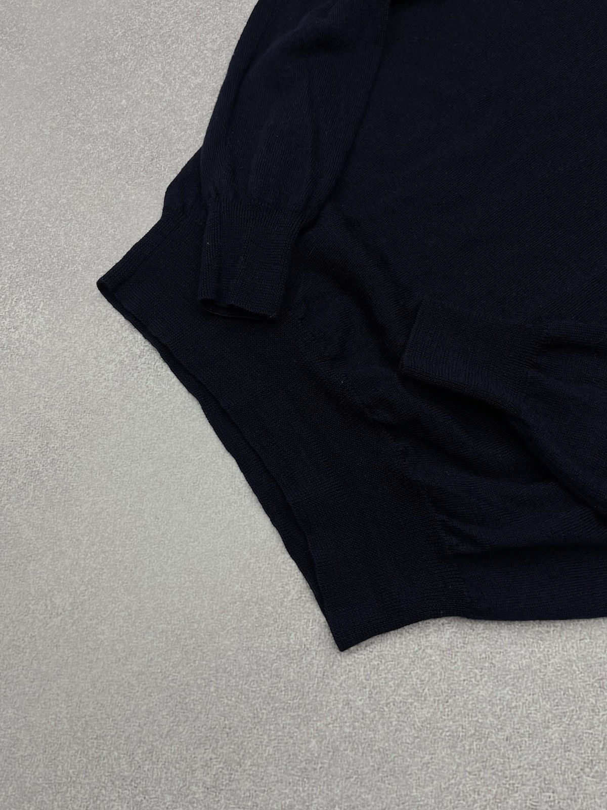 Versace Jeans Couture Versace Collection Wool Sweater Navy Size US S / EU 44-46 / 1 - 3 Thumbnail