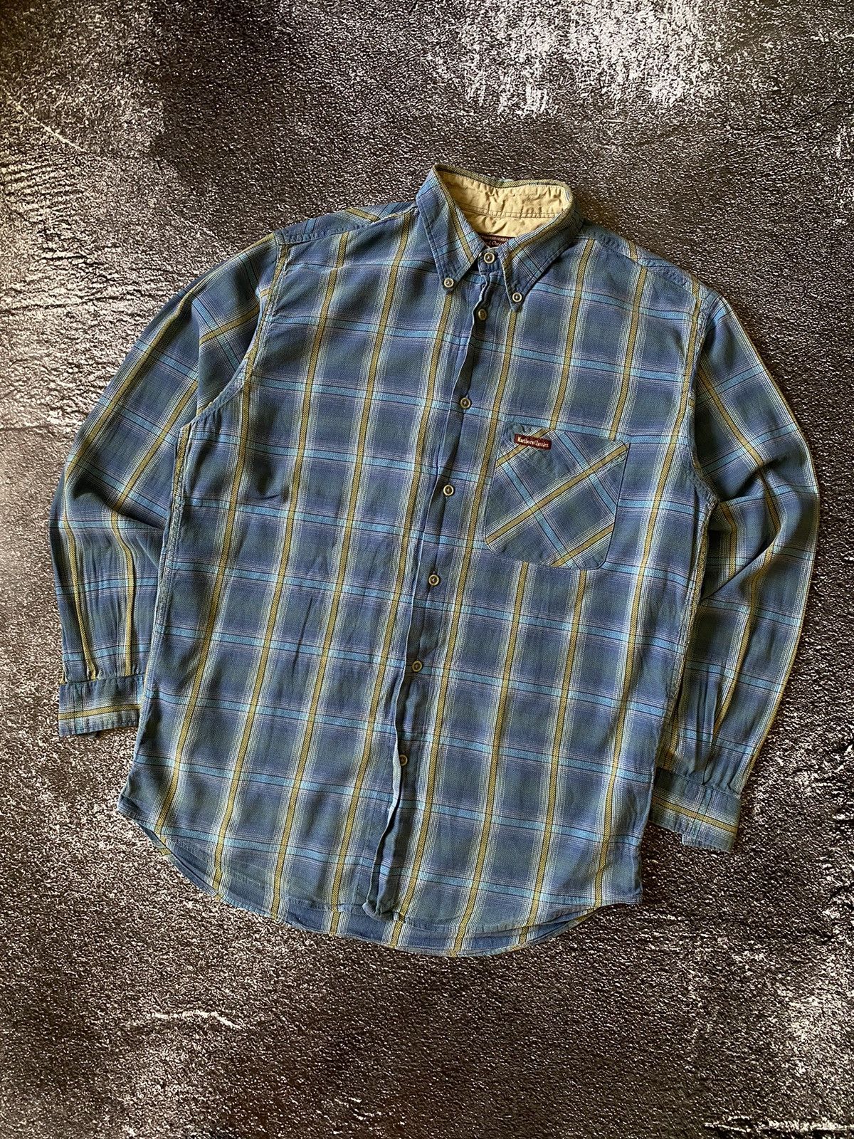 Marlboro Vintage Marlboro Classics Plaid Shirt- 1990s Size US M / EU 48-50 / 2 - 2 Thumbnail