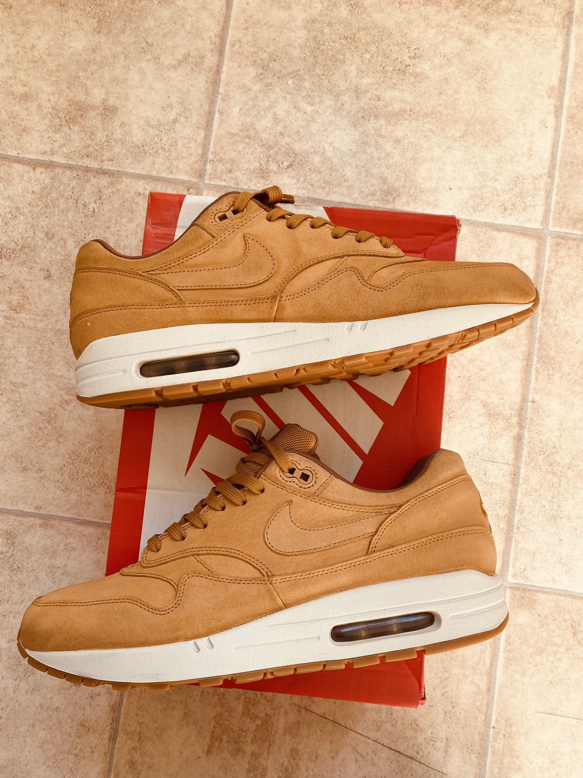 Nike × Parra × Patta NikeLab Air Max 1 Prm Wheat 2018 Concepts Atmos ACG Size US 12 / EU 45 - 6 Thumbnail