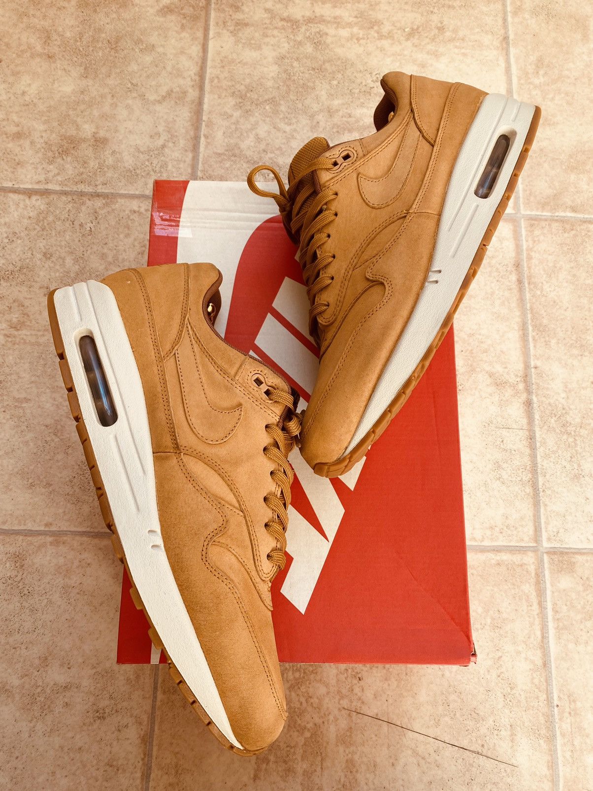 Nike × Parra × Patta NikeLab Air Max 1 Prm Wheat 2018 Concepts Atmos ACG Size US 12 / EU 45 - 16 Thumbnail