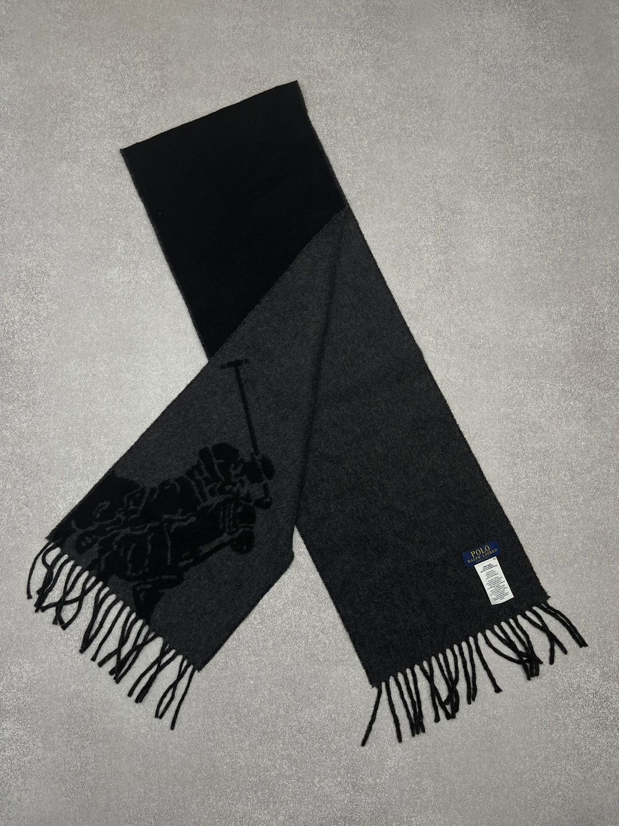 Polo Ralph Lauren Polo Ralph Lauren Wool Scarf Big Logo Size ONE SIZE - 3 Thumbnail