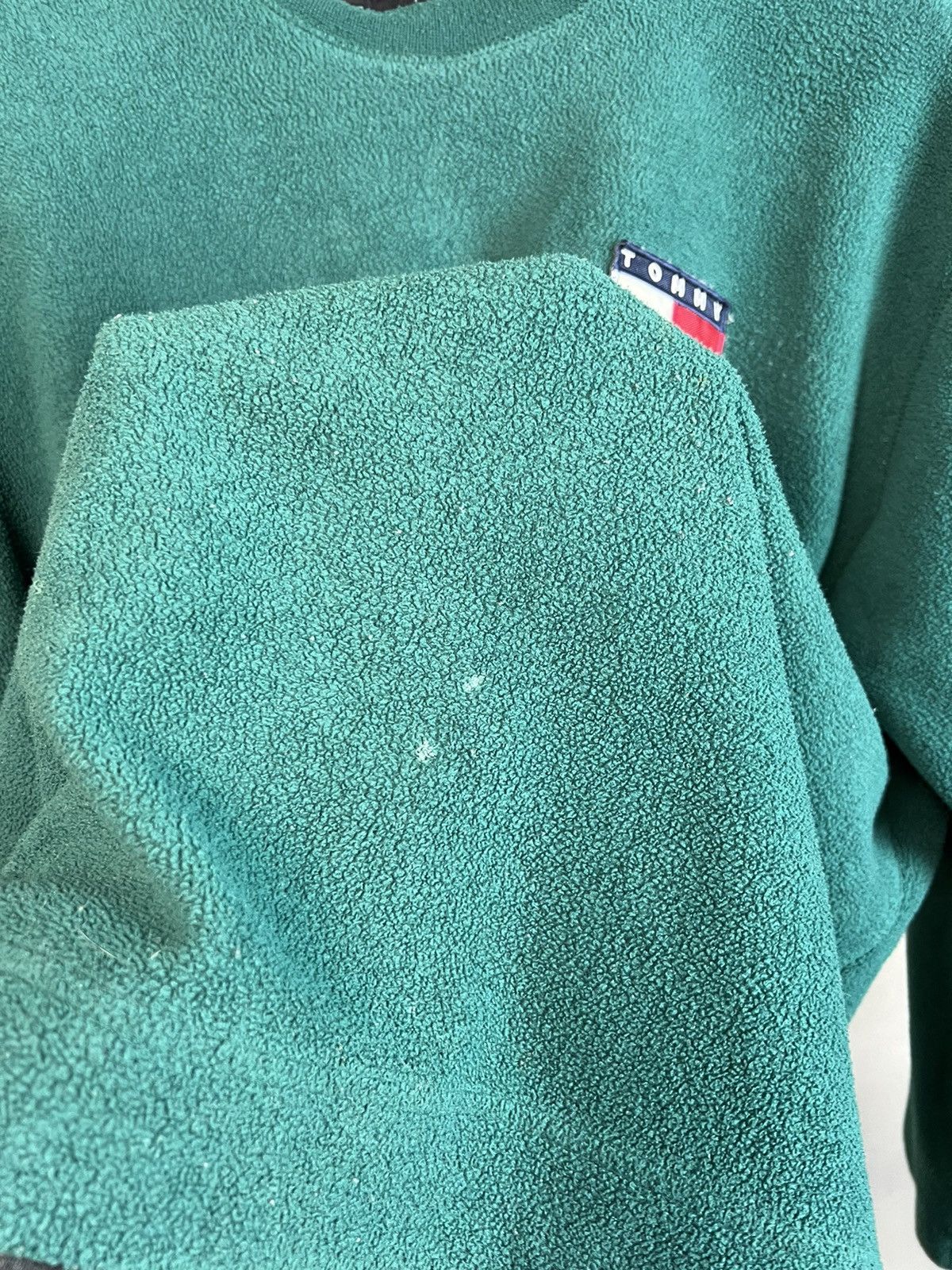 Tommy Hilfiger × Tommy Jeans × Vintage •Free shipping• Vintage Tommy Hilfiger Fleece Sweatshirt Size US XL / EU 56 / 4 - 5 Thumbnail