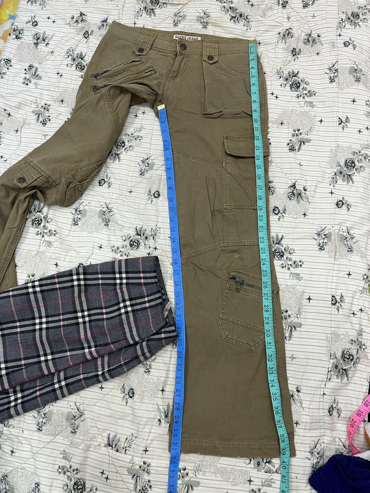 Guess × Hypebeast (Ttt). GUESS JEANS HYPEBEAST TACTICAL FLARE PANTS Size 30" / US 8 / IT 44 - 11 Thumbnail