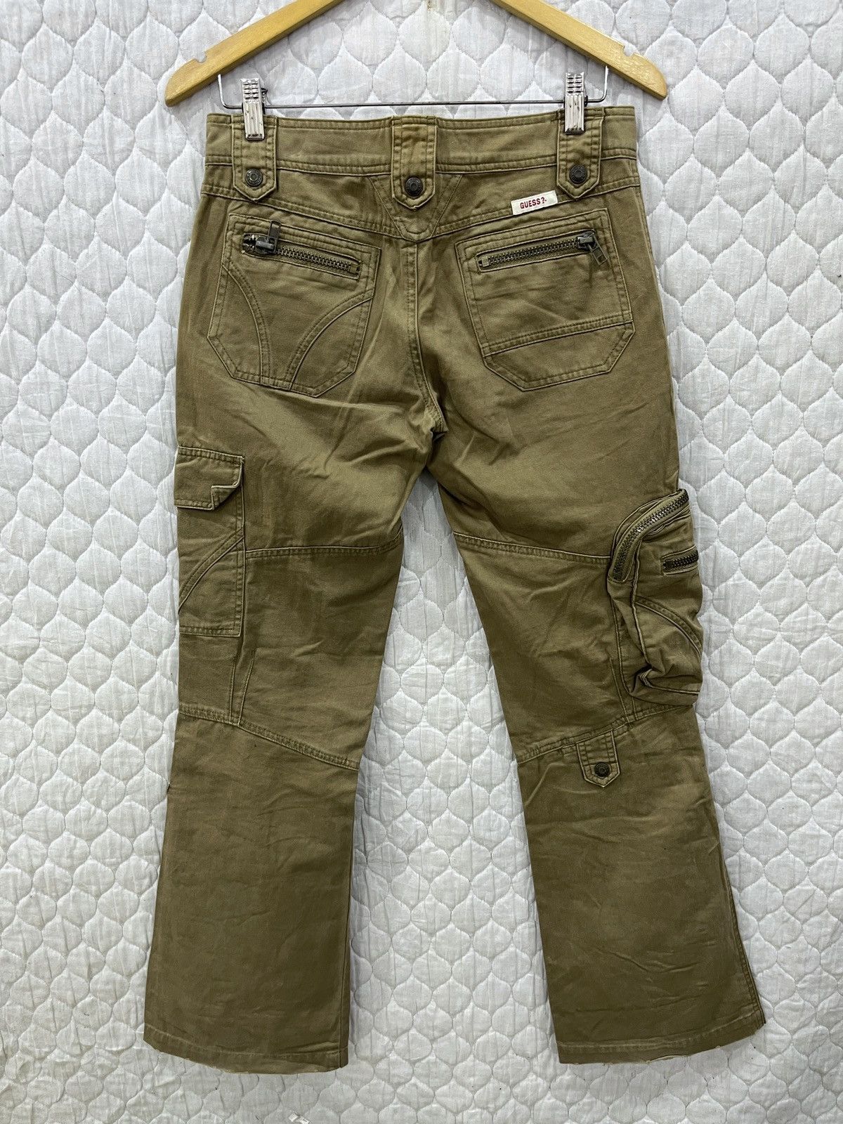 Guess × Hypebeast (Ttt). GUESS JEANS HYPEBEAST TACTICAL FLARE PANTS Size 30" / US 8 / IT 44 - 4 Thumbnail