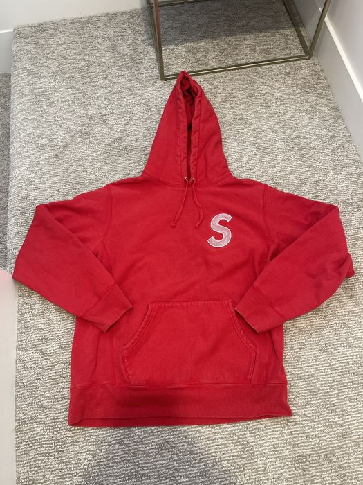 Supreme Supreme S logo Hooded Sweatshirt (FW18) | Grailed