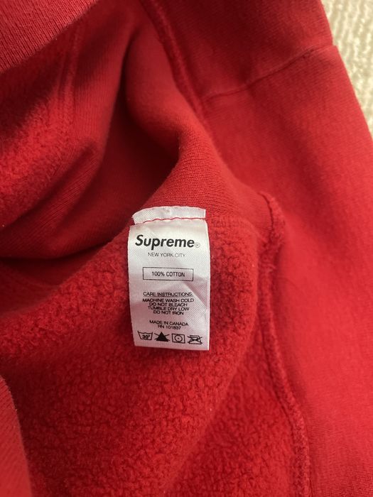 Supreme Supreme S logo Hooded Sweatshirt (FW18) | Grailed