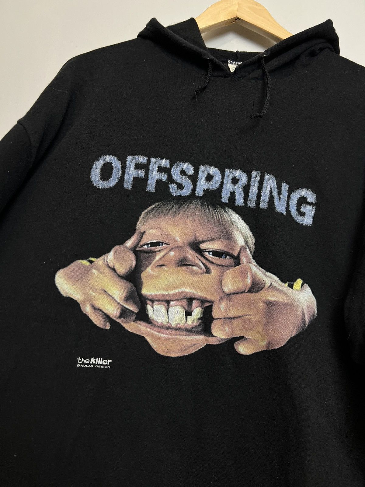 Band Tees × Vintage Rare 90s Vintage The Offspring Kid Punk Band Hoodie Grail Size US XL / EU 56 / 4 - 3 Thumbnail