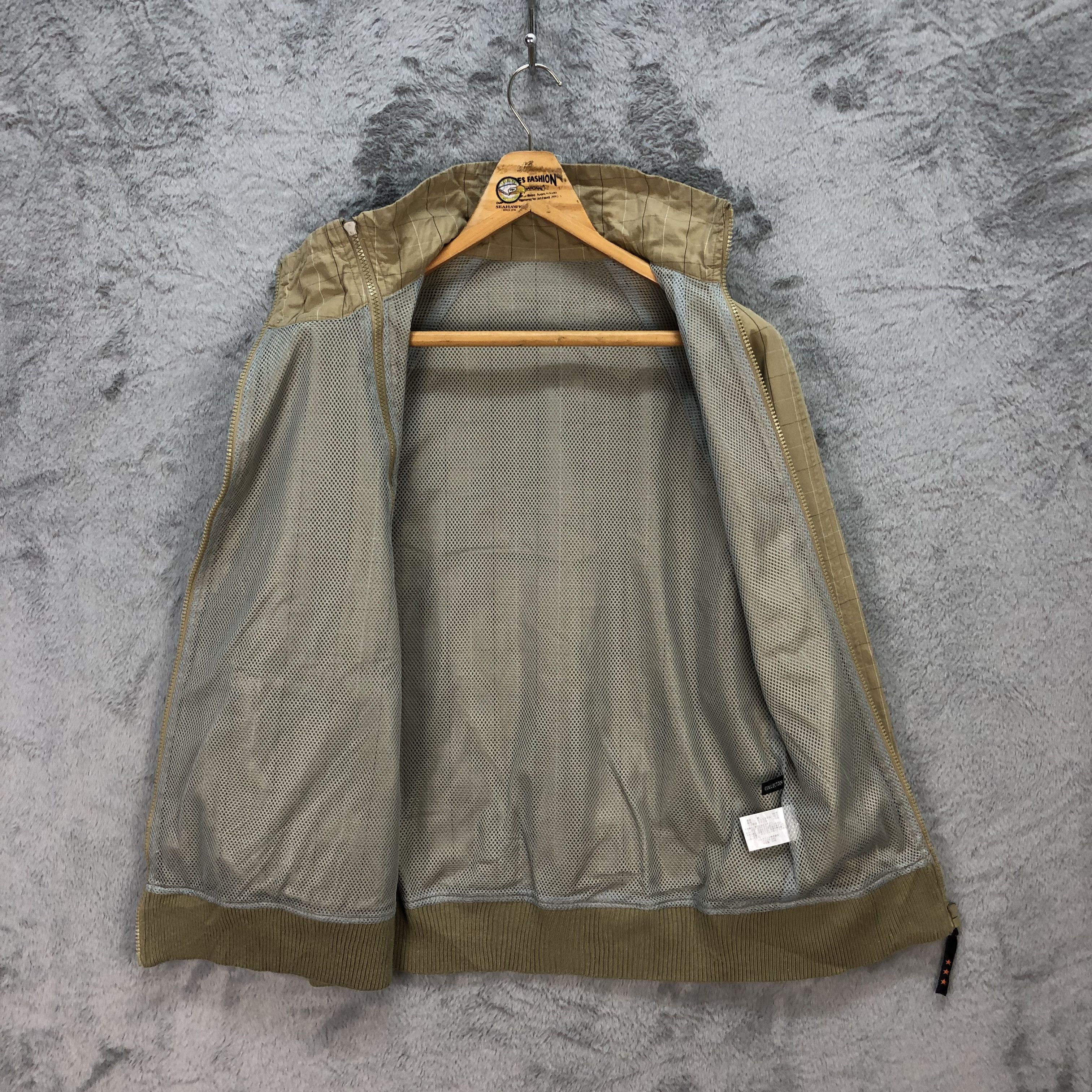 Japanese Brand Asymmetric Monkey Pockey Check / Plaid Jacket #5959-215 Size US M / EU 48-50 / 2 - 8 Thumbnail