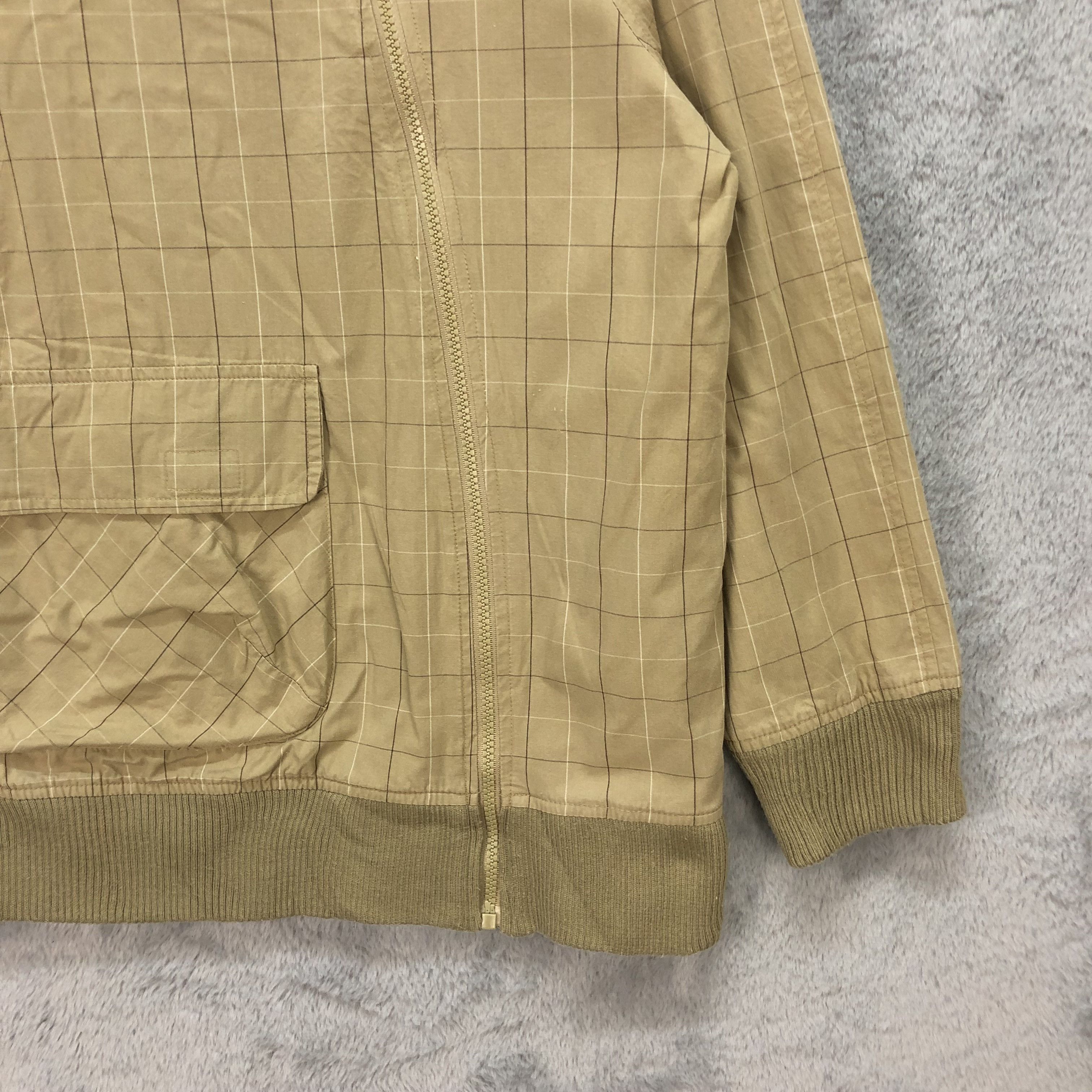 Japanese Brand Asymmetric Monkey Pockey Check / Plaid Jacket #5959-215 Size US M / EU 48-50 / 2 - 5 Thumbnail