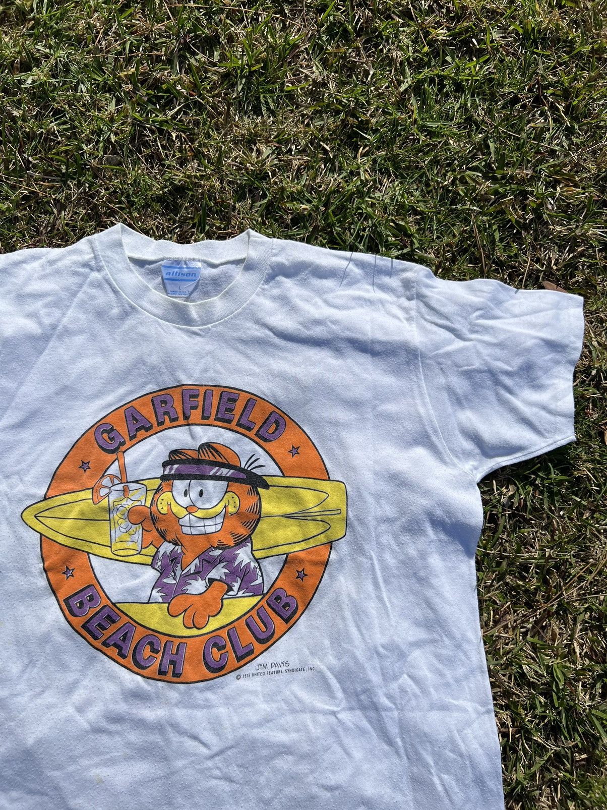 Japanese Brand Vintage Garfield T-shirt 80s American Wear Y2K Casual Style Size US M / EU 48-50 / 2 - 3 Thumbnail