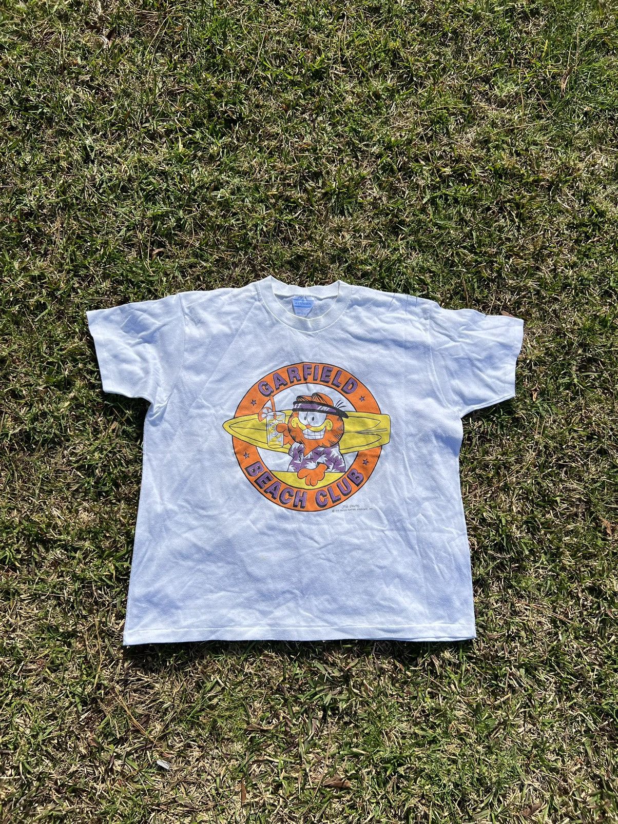 Japanese Brand Vintage Garfield T-shirt 80s American Wear Y2K Casual Style Size US M / EU 48-50 / 2 - 2 Thumbnail