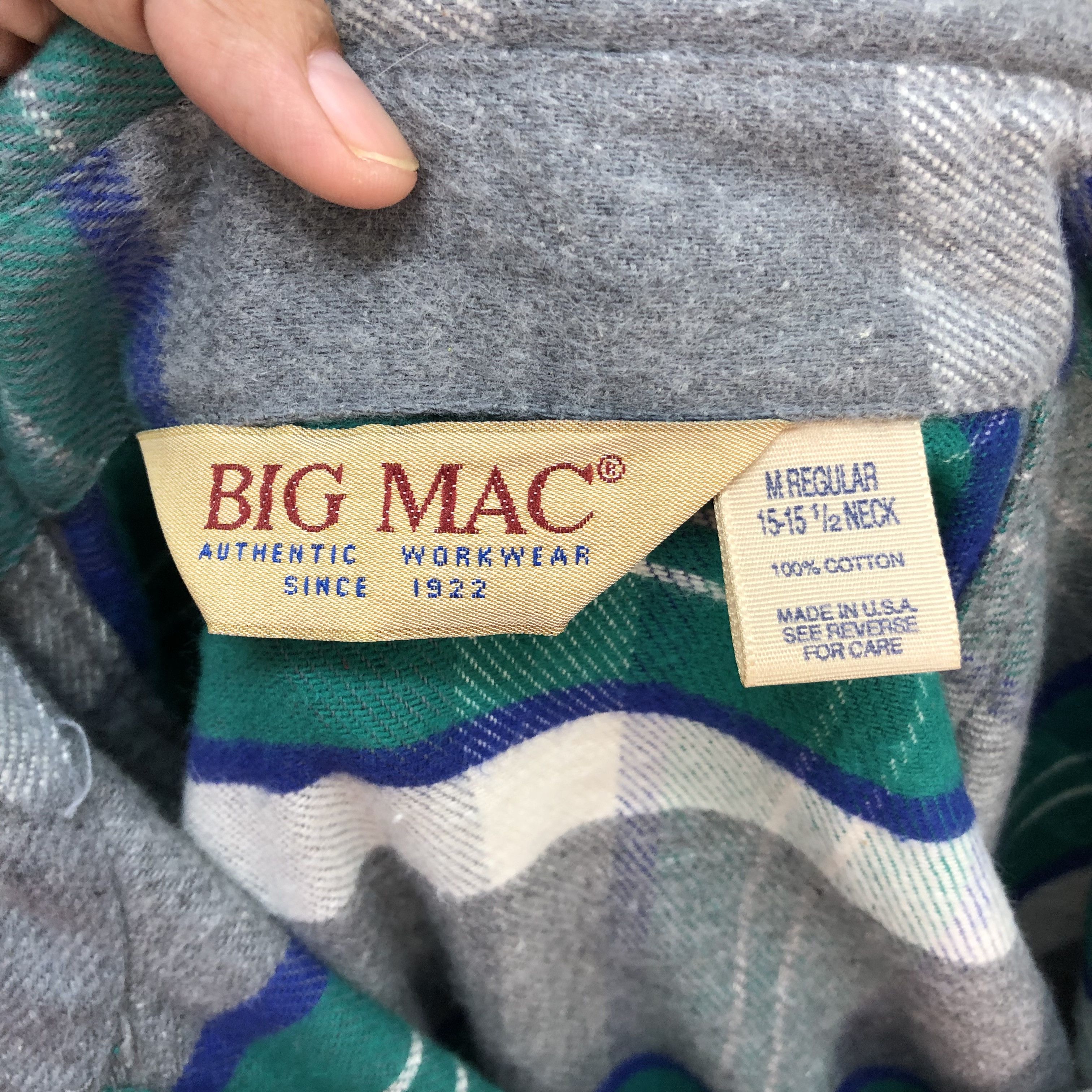 Big Mac Vintage Big Mac Flannel #5962-215 Size US M / EU 48-50 / 2 - 6 Thumbnail