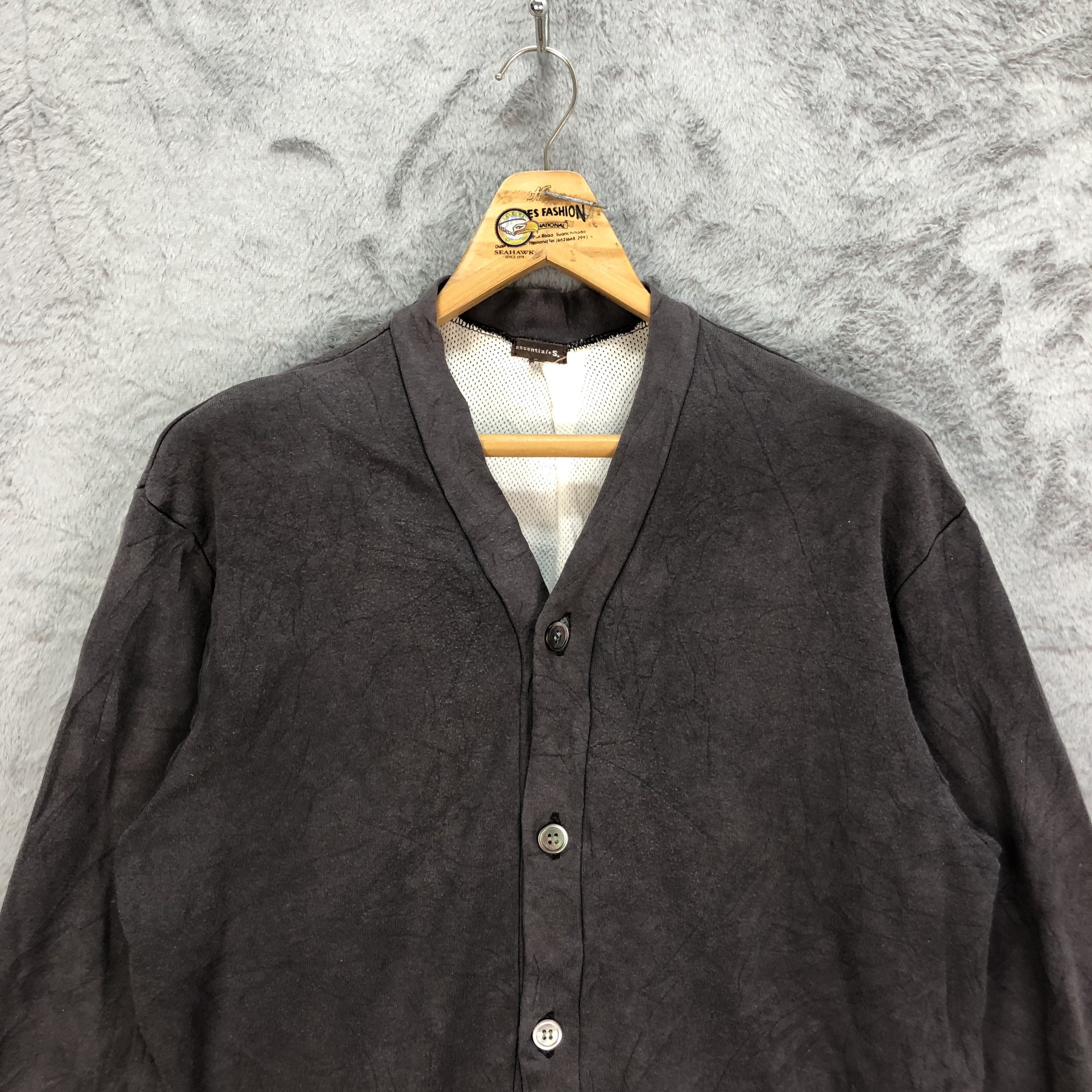 Essentials essential+S. Made in Japan Cardigan / Sweater #5006-25 Size US L / EU 52-54 / 3 - 2 Thumbnail