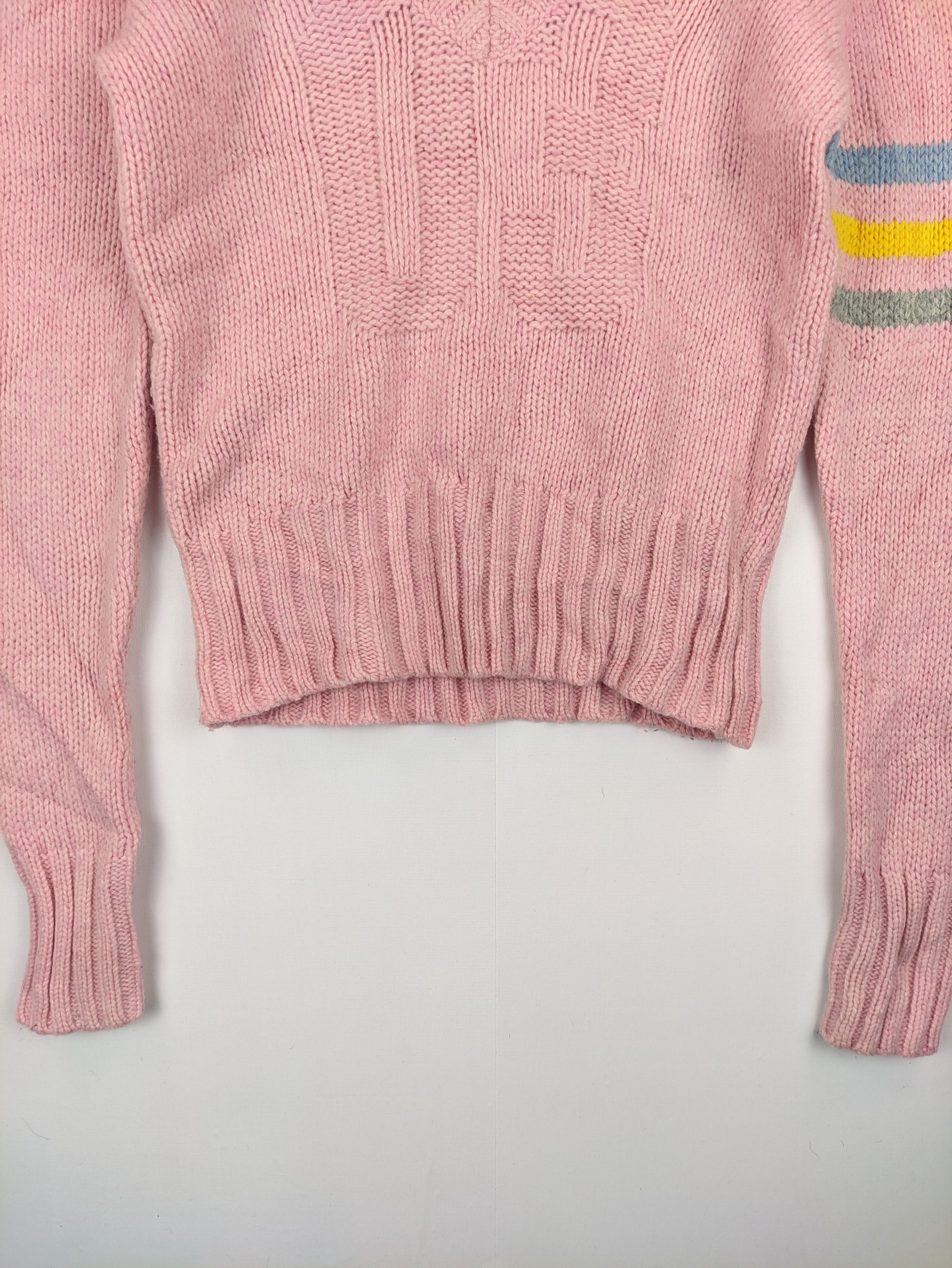 Adidas Steals🔥Adidas Cable Knit Sweater V Neck Size S / US 4 / IT 40 - 6 Thumbnail