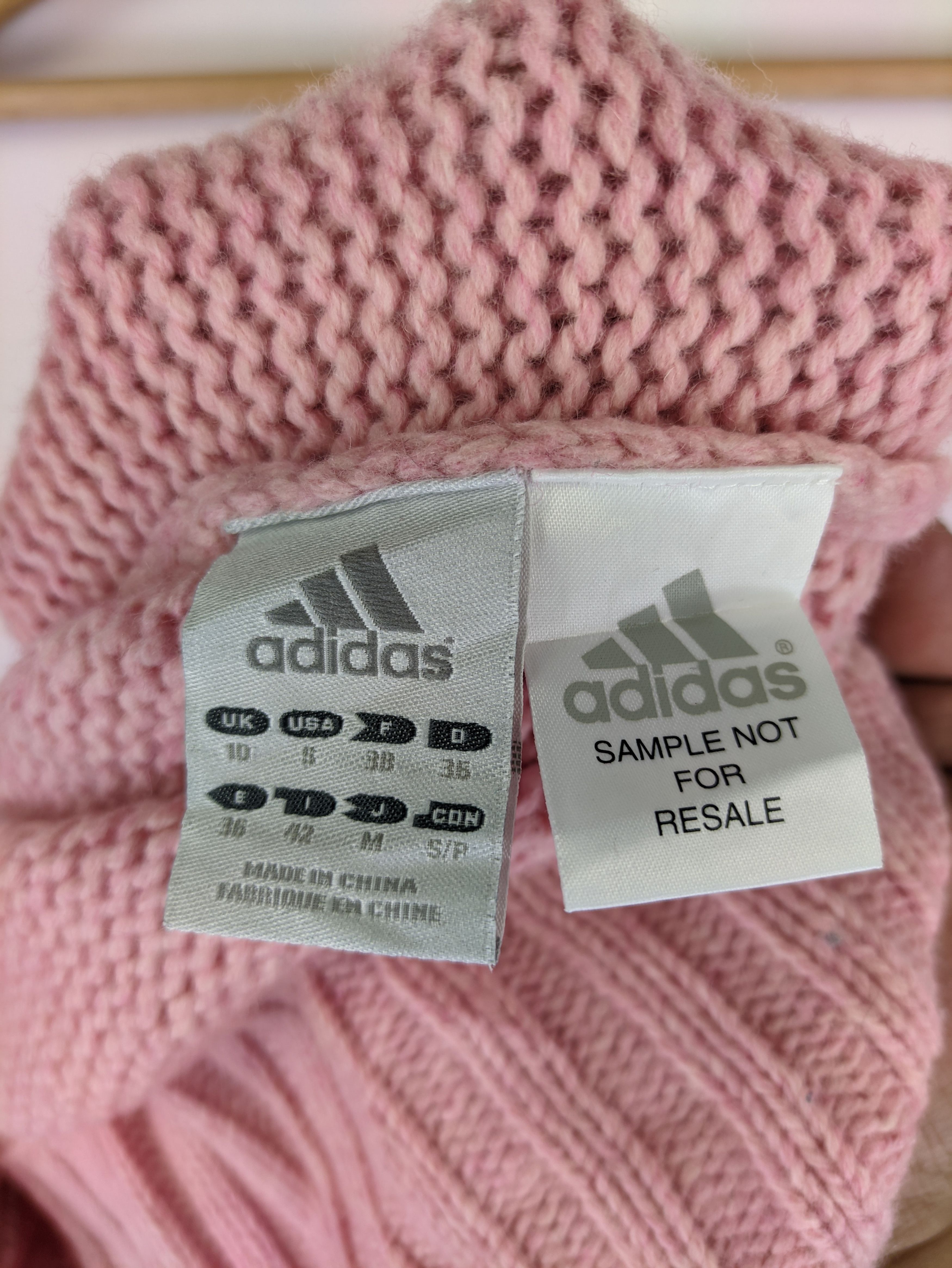 Adidas Steals🔥Adidas Cable Knit Sweater V Neck Size S / US 4 / IT 40 - 3 Thumbnail
