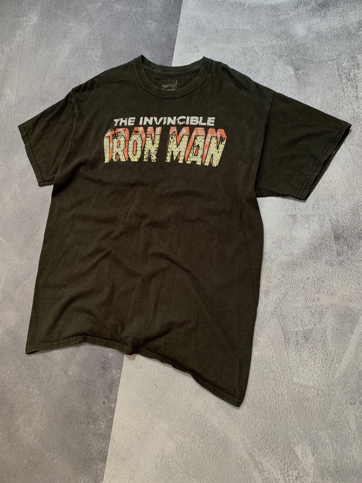 Marvel Comics × Vintage Vintage Y2K Iron Man Marvel sun faded tee big logo size L Size US L / EU 52-54 / 3 - 2 Thumbnail