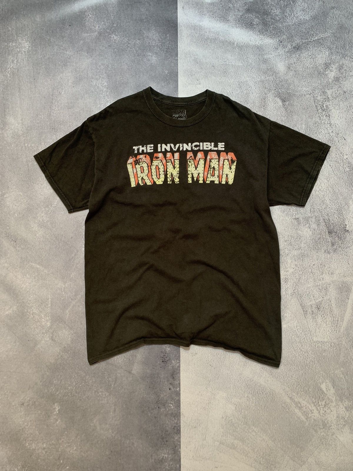 Marvel Comics × Vintage Vintage Y2K Iron Man Marvel sun faded tee big logo size L Size US L / EU 52-54 / 3 - 1 Thumbnail