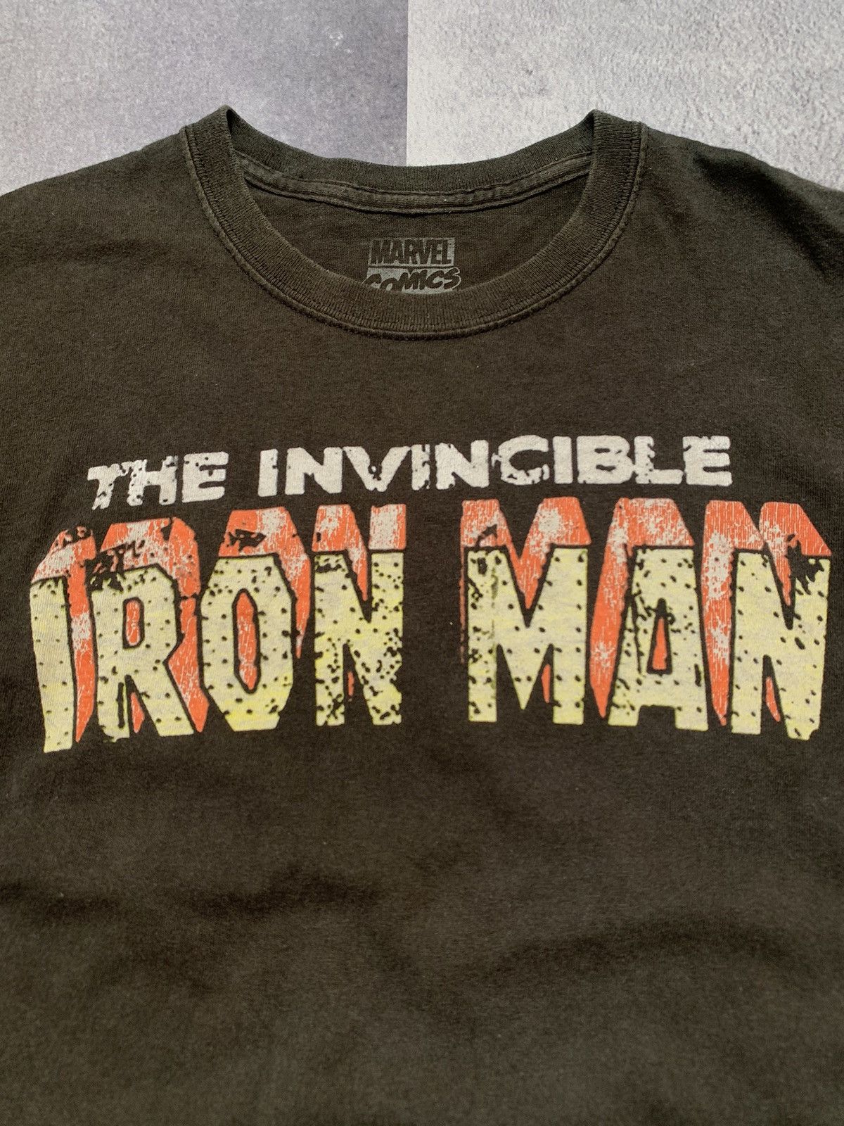 Marvel Comics × Vintage Vintage Y2K Iron Man Marvel sun faded tee big logo size L Size US L / EU 52-54 / 3 - 3 Thumbnail