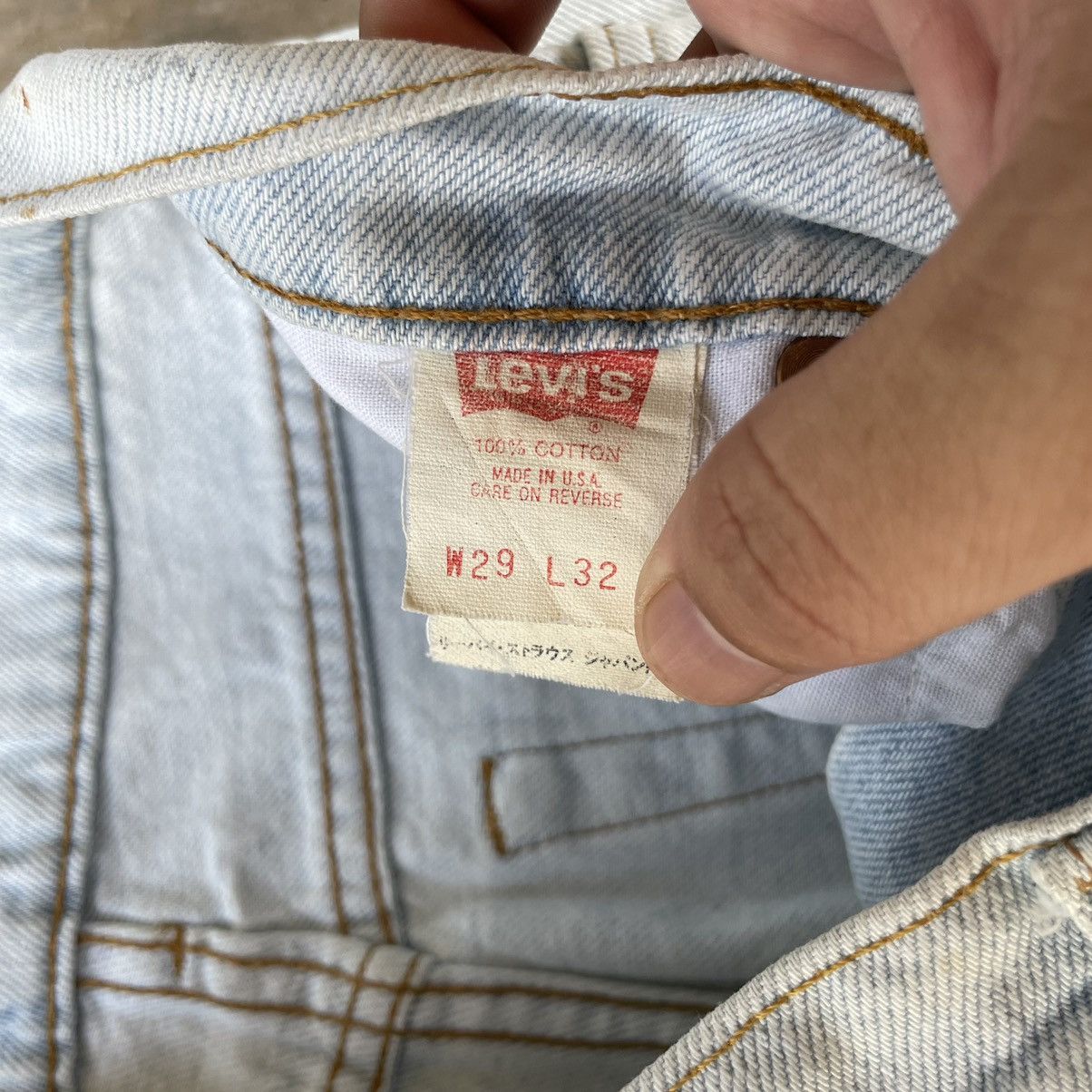 Levi's Vintage Clothing Vintage Levi’s Made In USA Rusty Dirty Jeans Pants W28 Size US 28 / EU 44 - 7 Thumbnail
